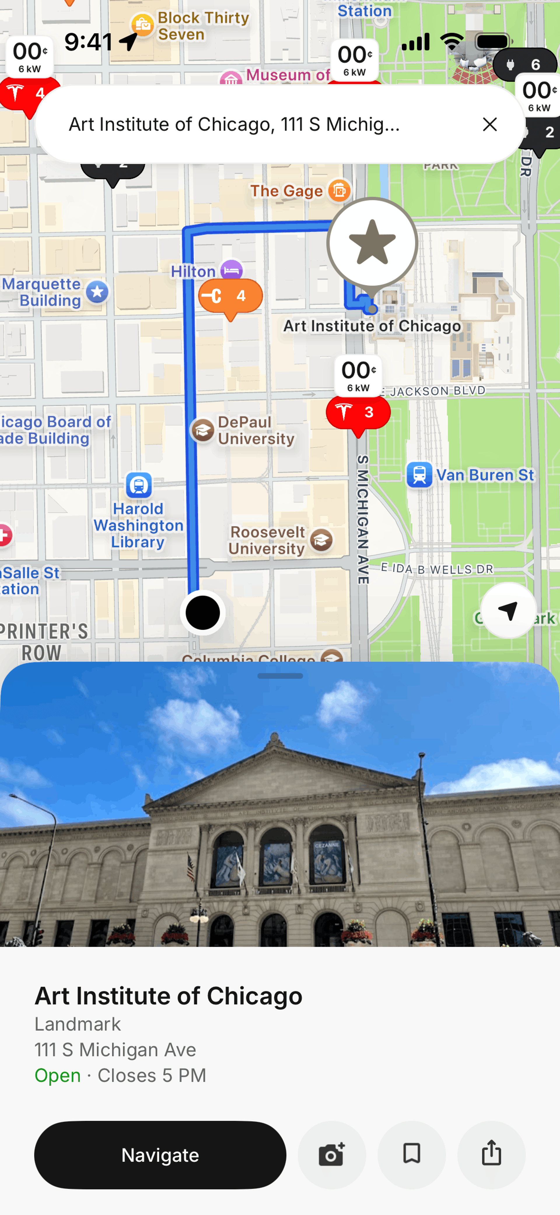 Pangea Charging iOS Maps & Navigation interface screenshot 6