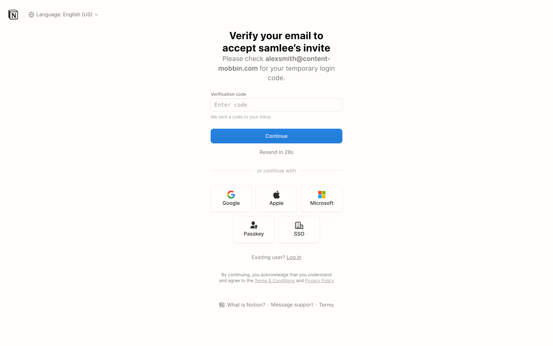 Notion Web Collaboration interface screenshot 2