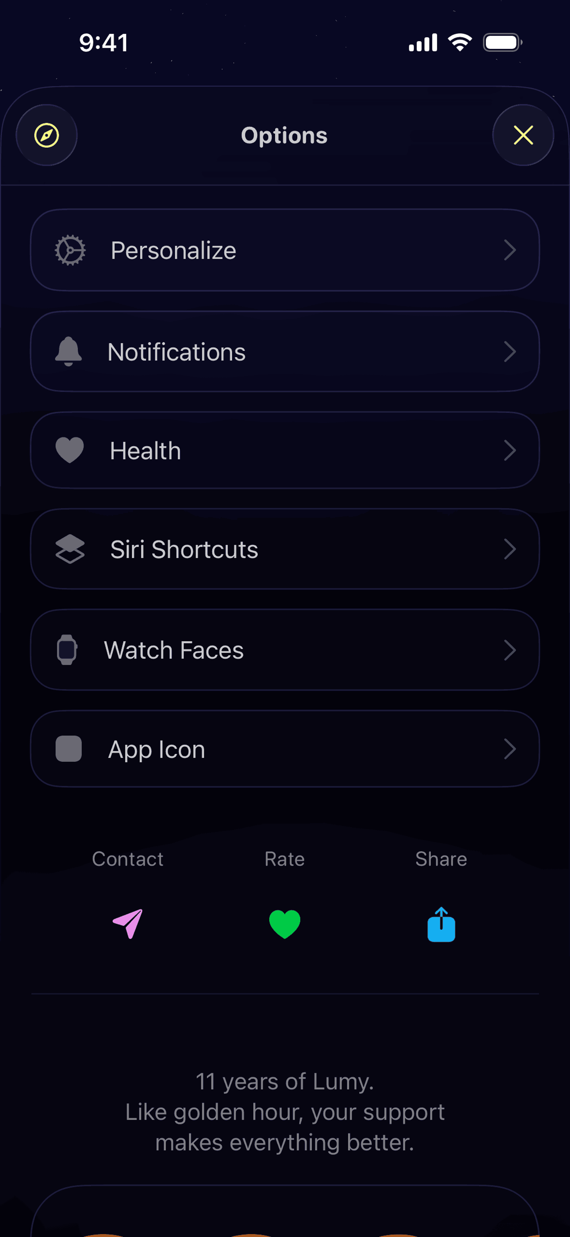 Lumy iOS Photo & Video interface screenshot 19