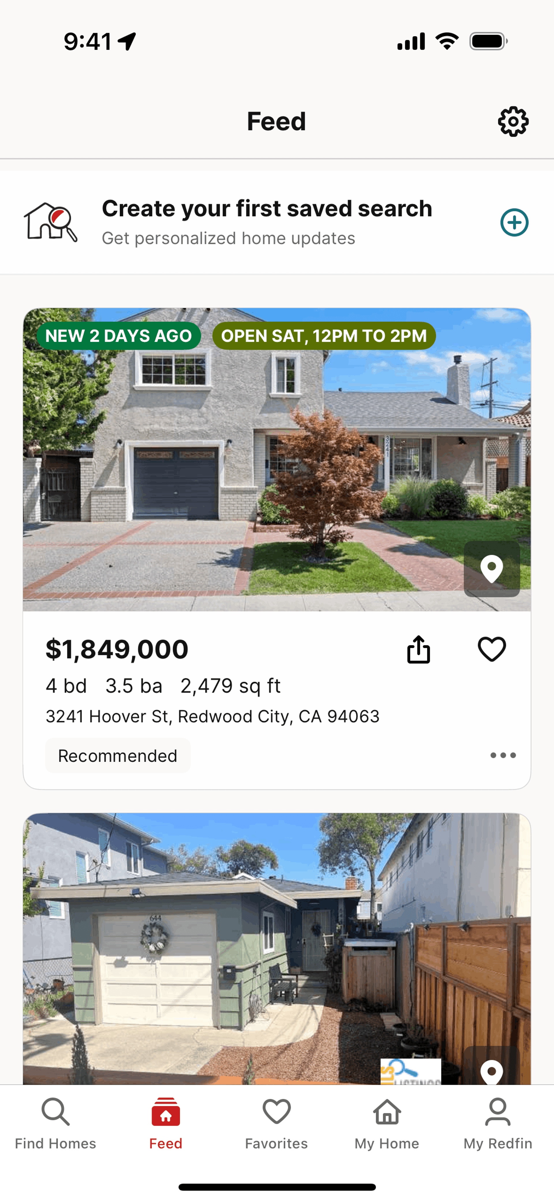 Redfin iOS Real Estate interface screenshot 4
