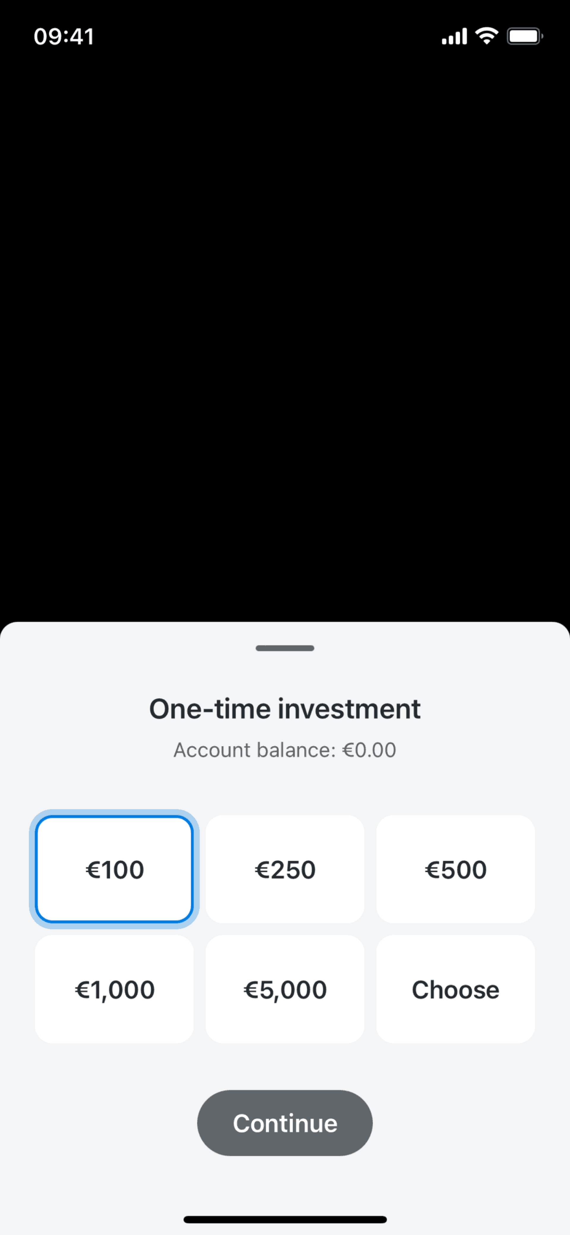 Tomorrow iOS Finance interface screenshot 5