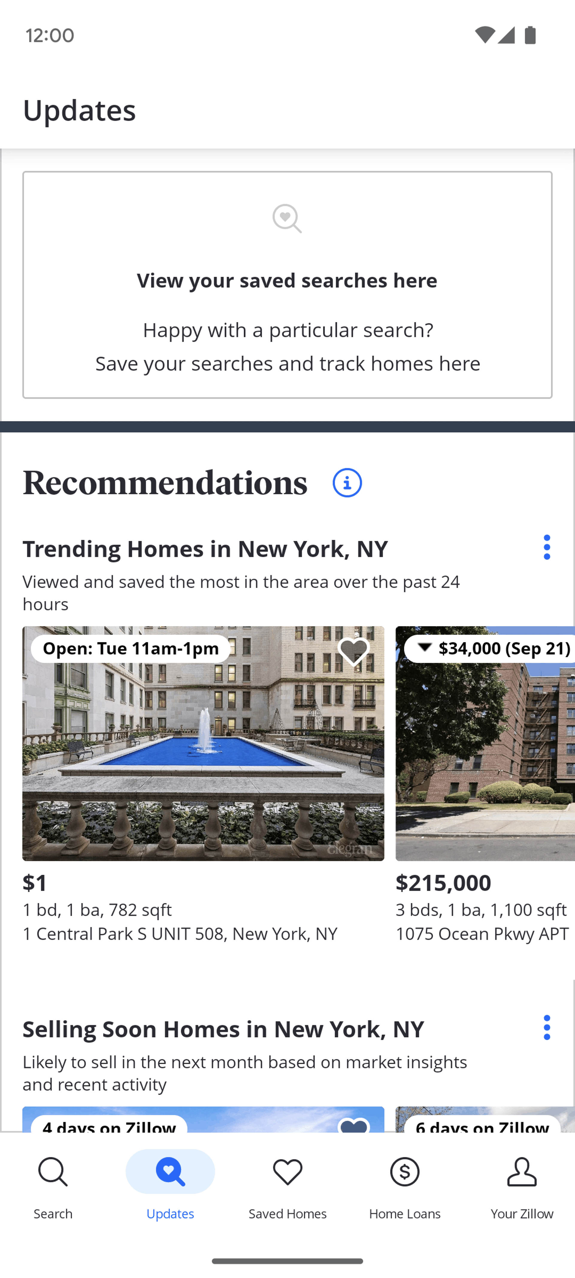 Zillow Android Real Estate interface screenshot 6
