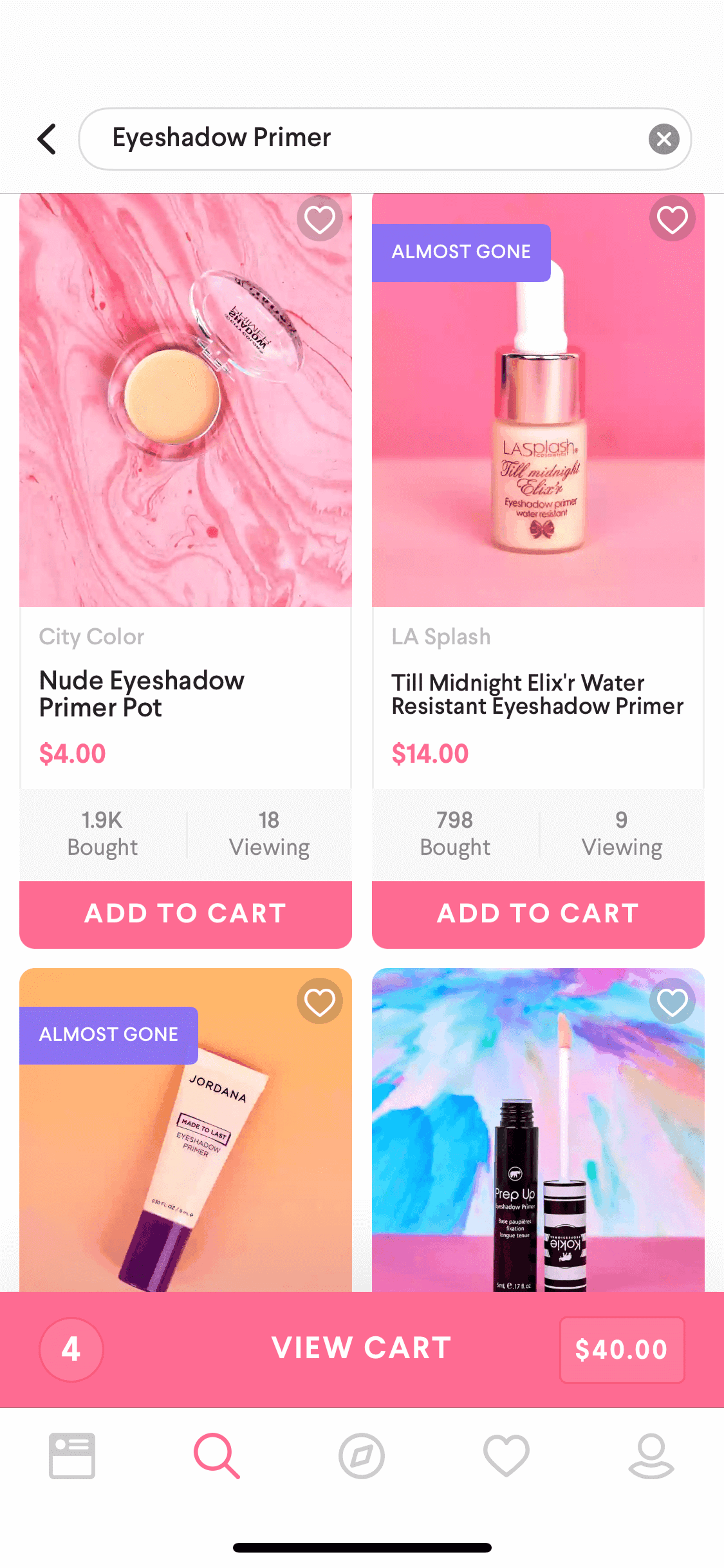 Hush iOS Shopping interface screenshot 17