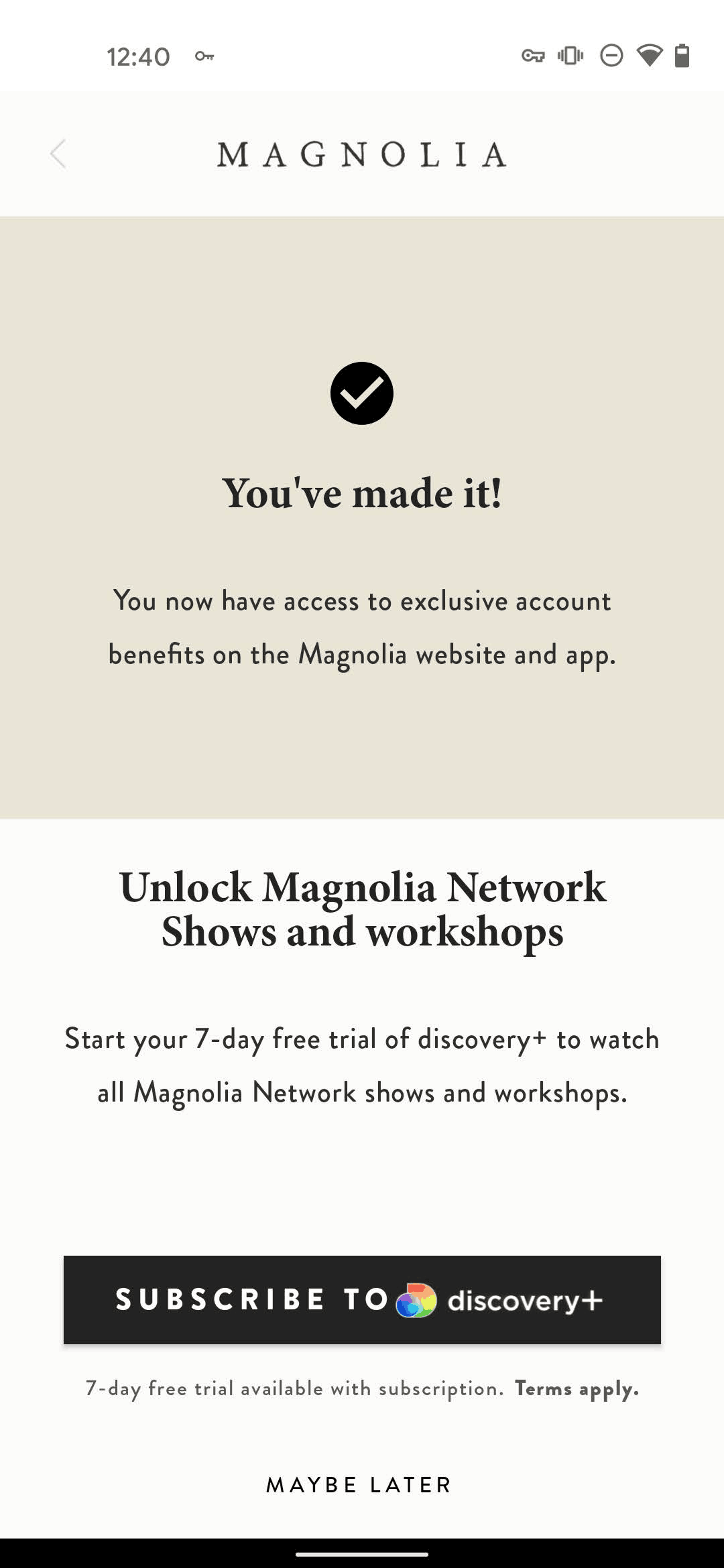 Magnolia Android Entertainment interface screenshot 20