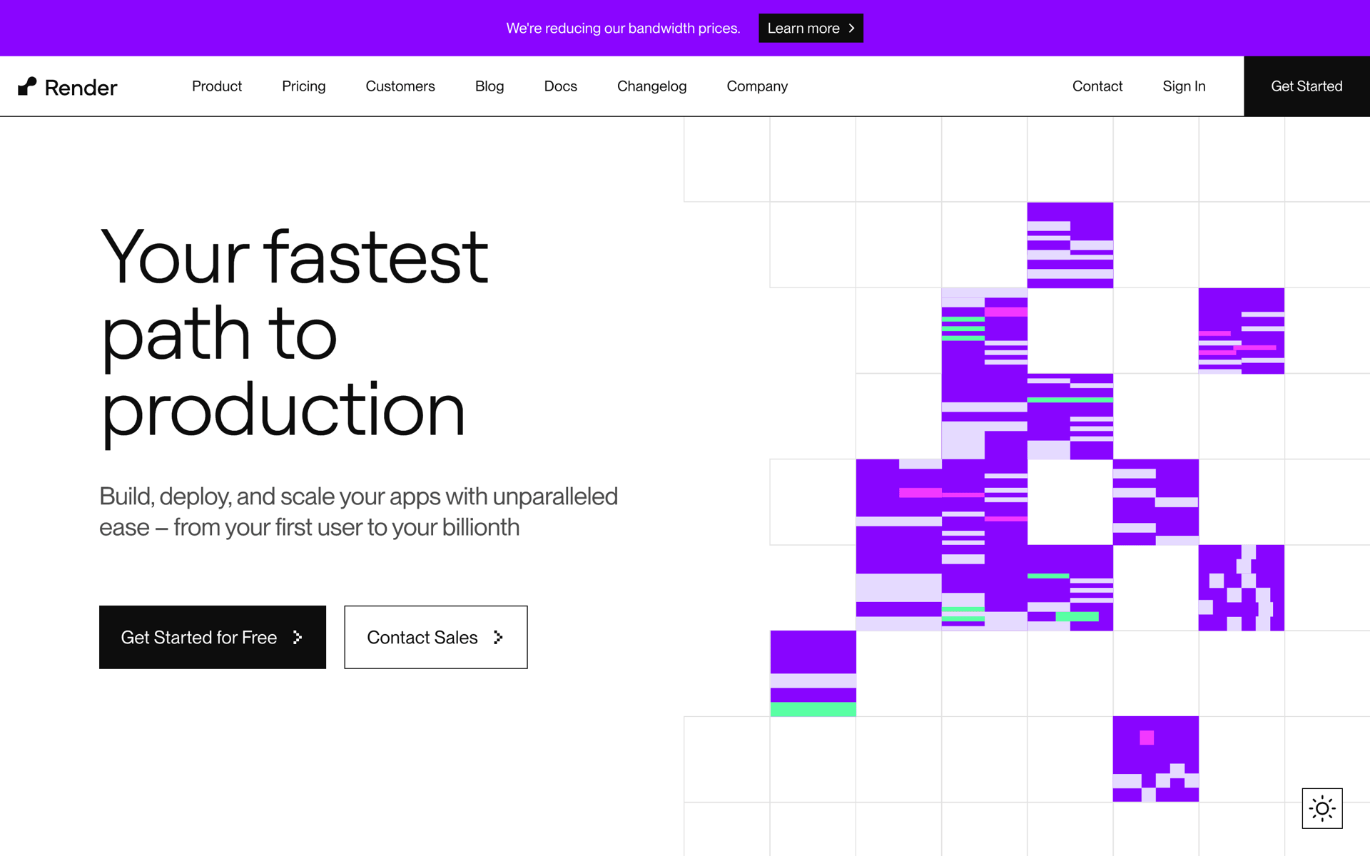 Render Web Developer Tools interface screenshot 1