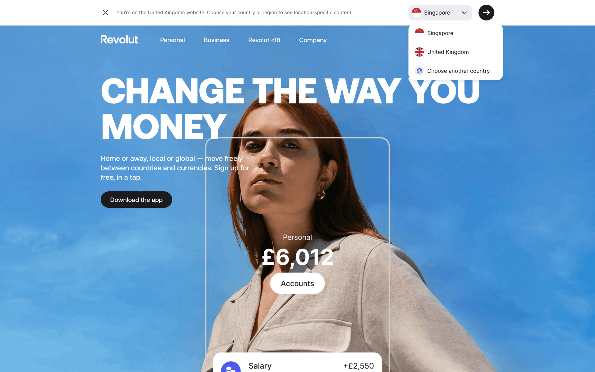 Revolut Web Finance interface screenshot 11