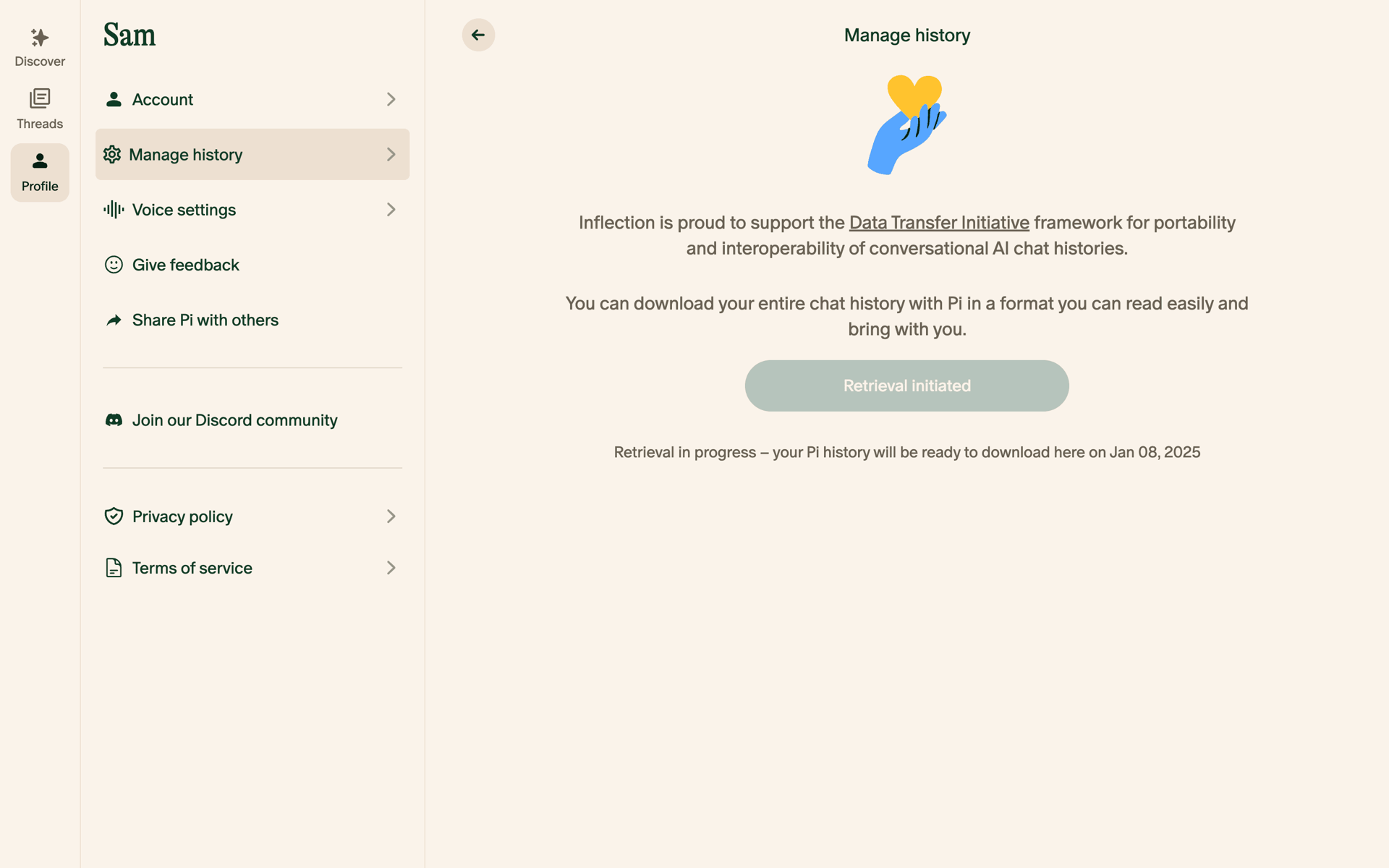Pi Web AI interface screenshot 11