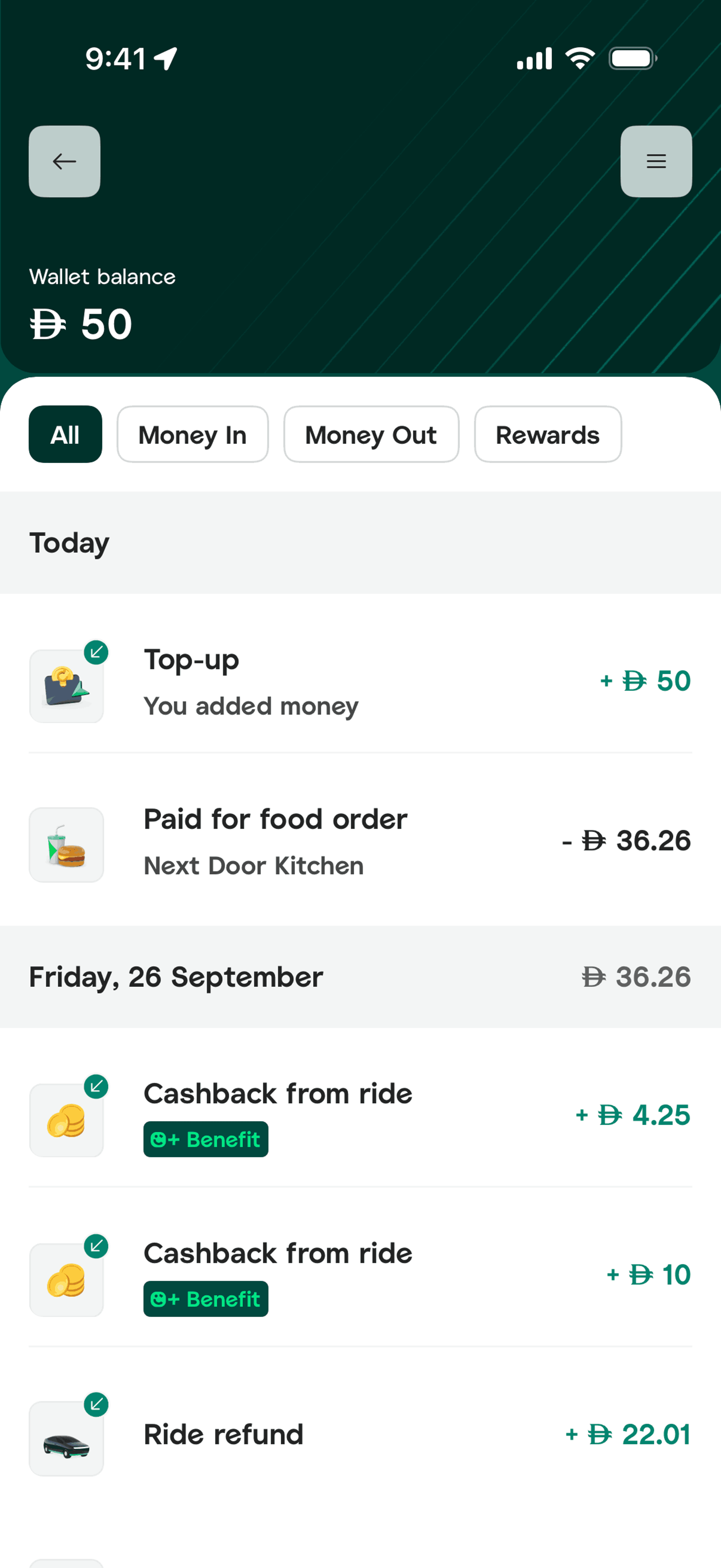 Careem iOS Travel & Transportation interface screenshot 5
