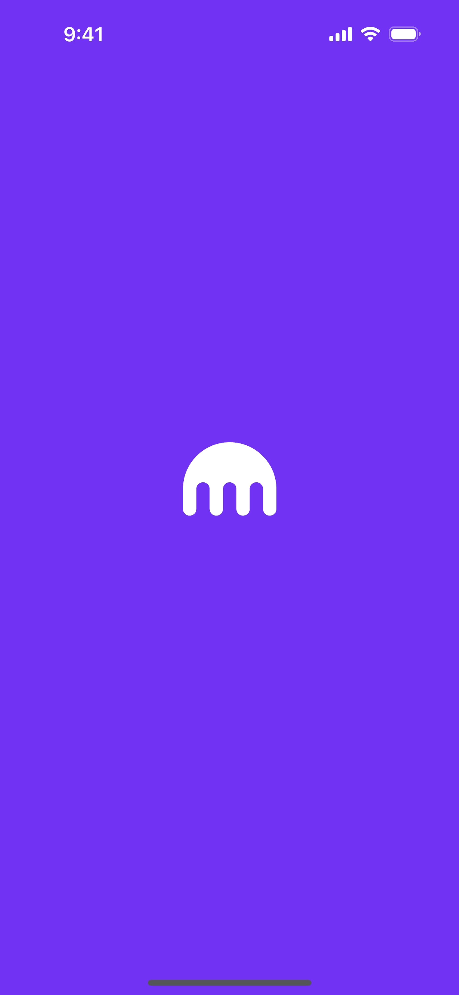 Kraken iOS Finance interface screenshot 1