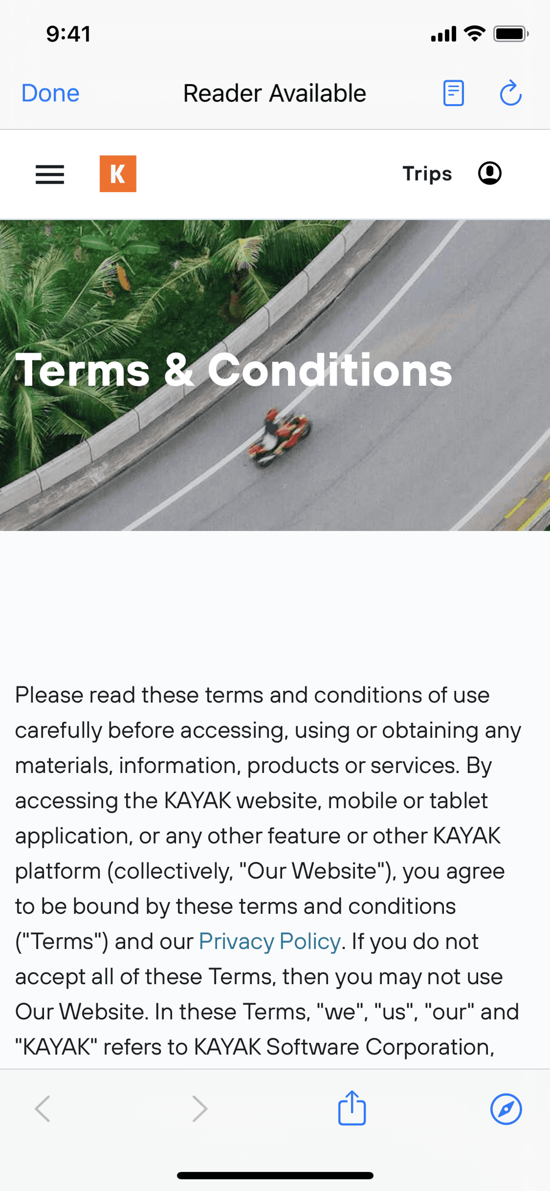 KAYAK iOS Travel & Transportation interface screenshot 6