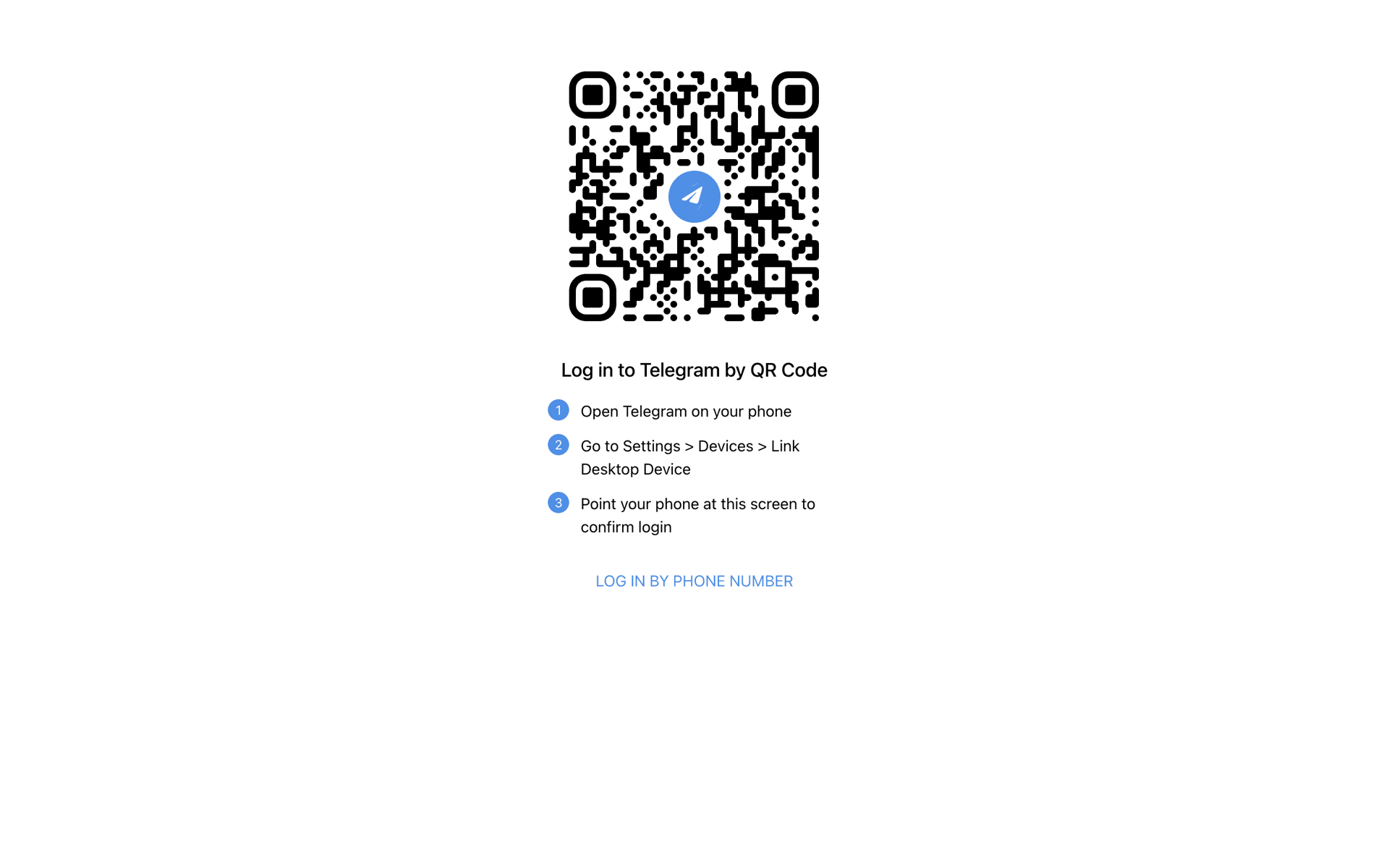 Telegram Web Social Networking interface screenshot 3