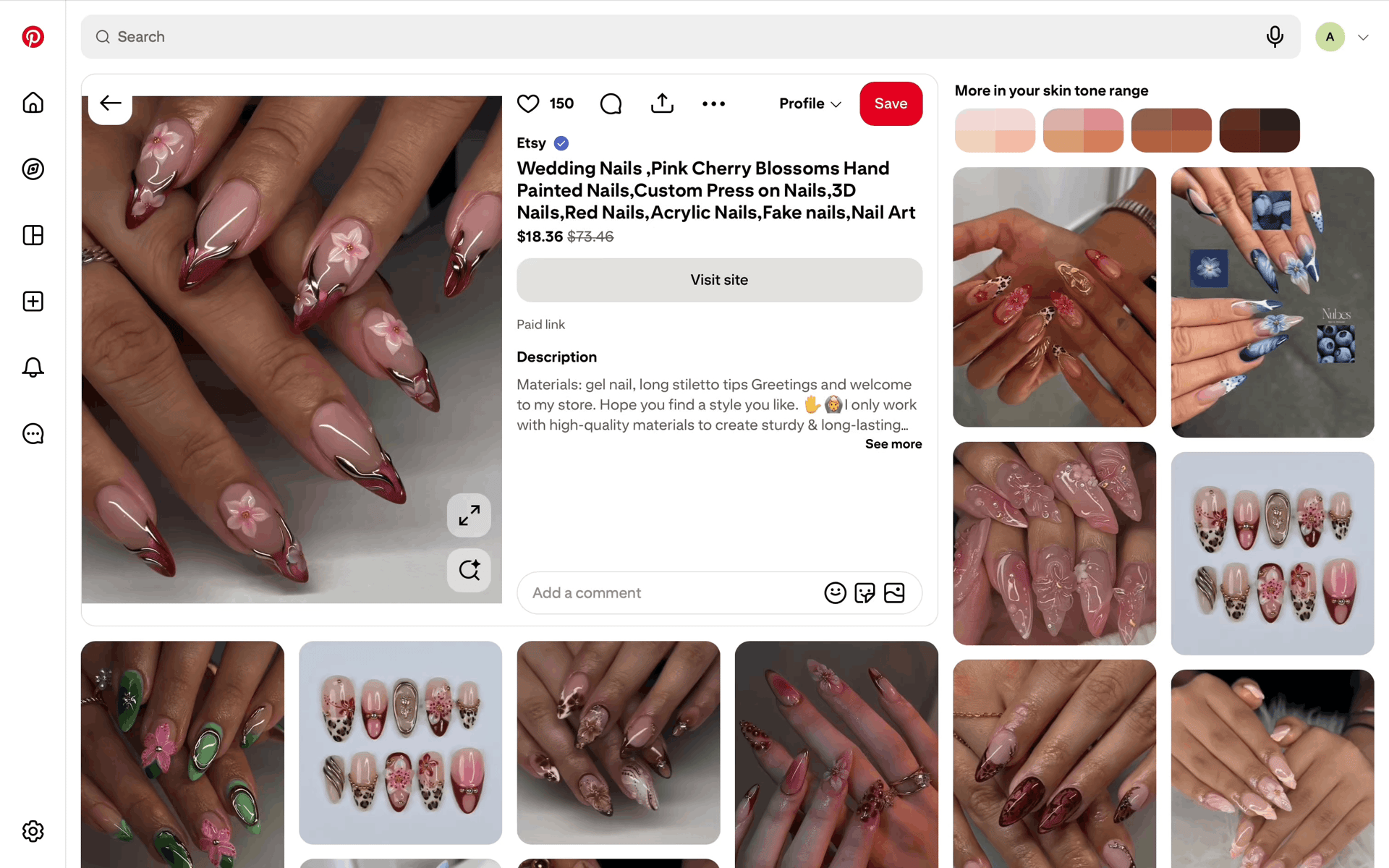 Pinterest Web Photo & Video interface screenshot 15