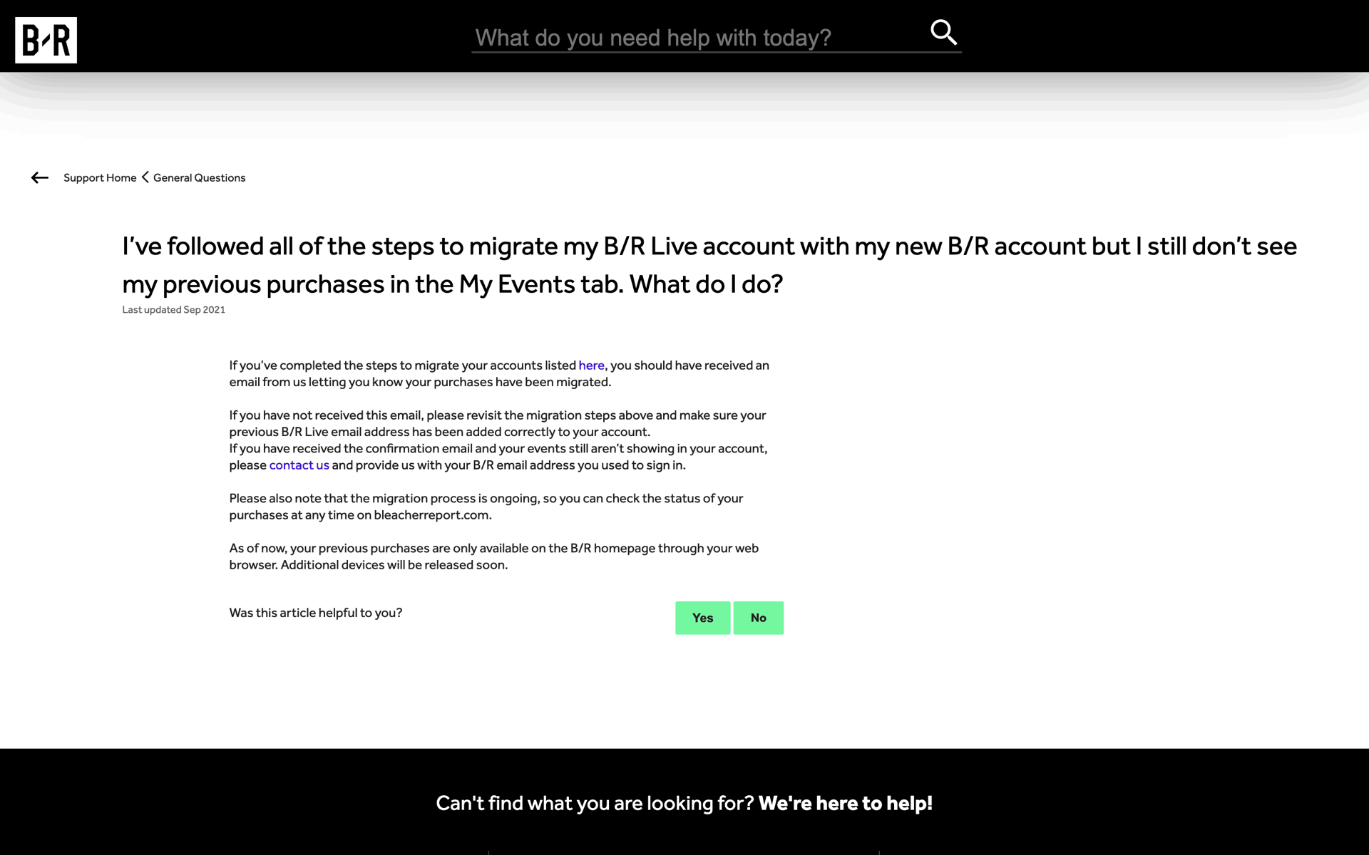 Bleacher Report Web Sports interface screenshot 24