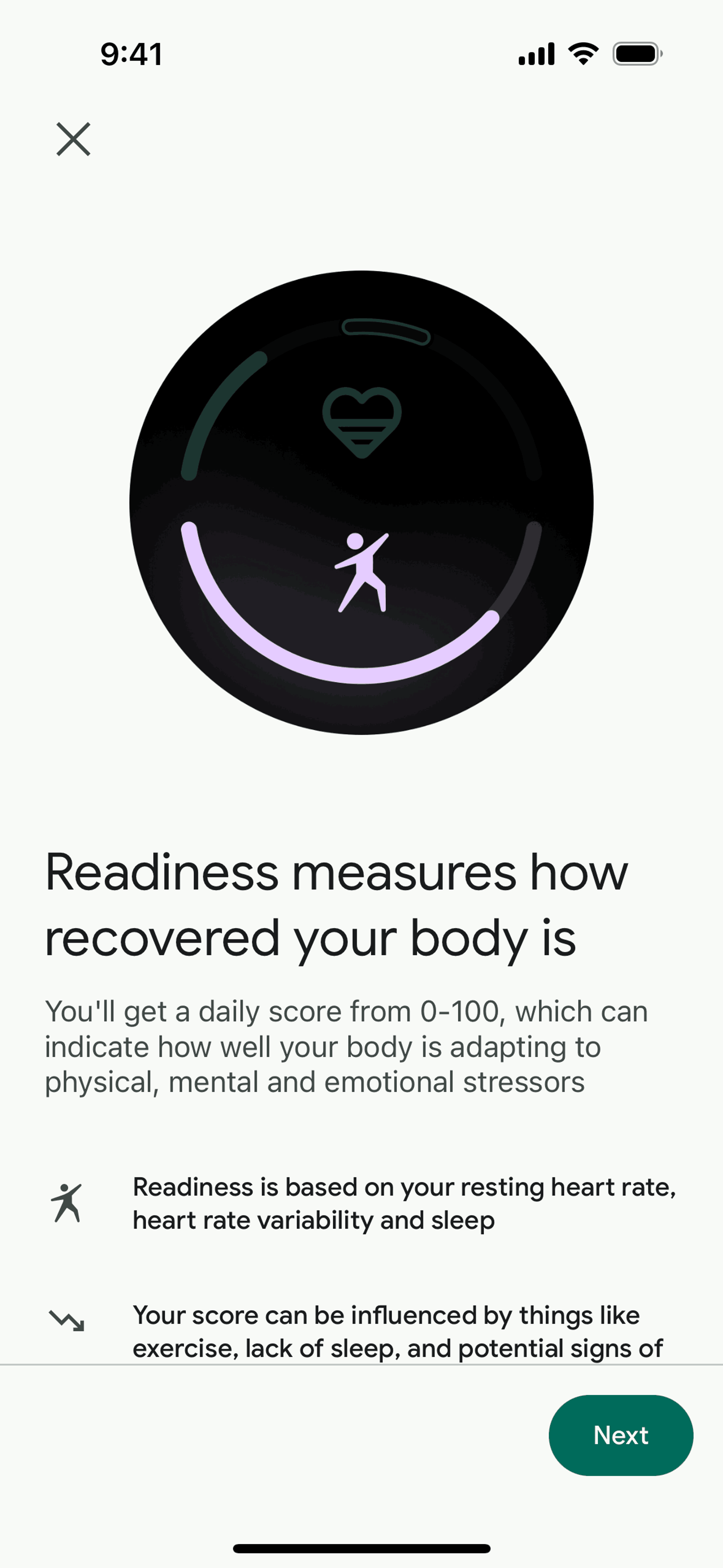 Fitbit iOS Health & Fitness interface screenshot 18