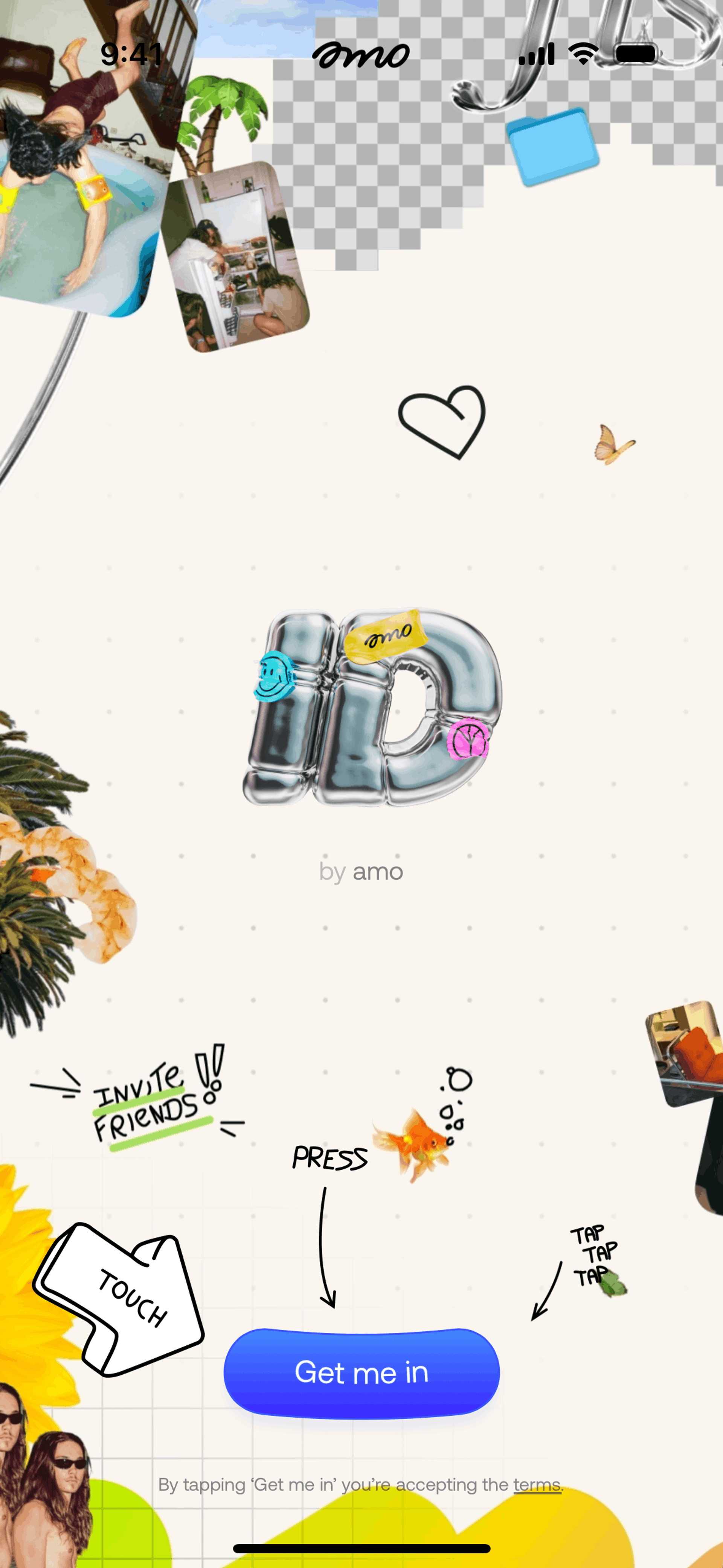 ID iOS Social Networking interface screenshot 2