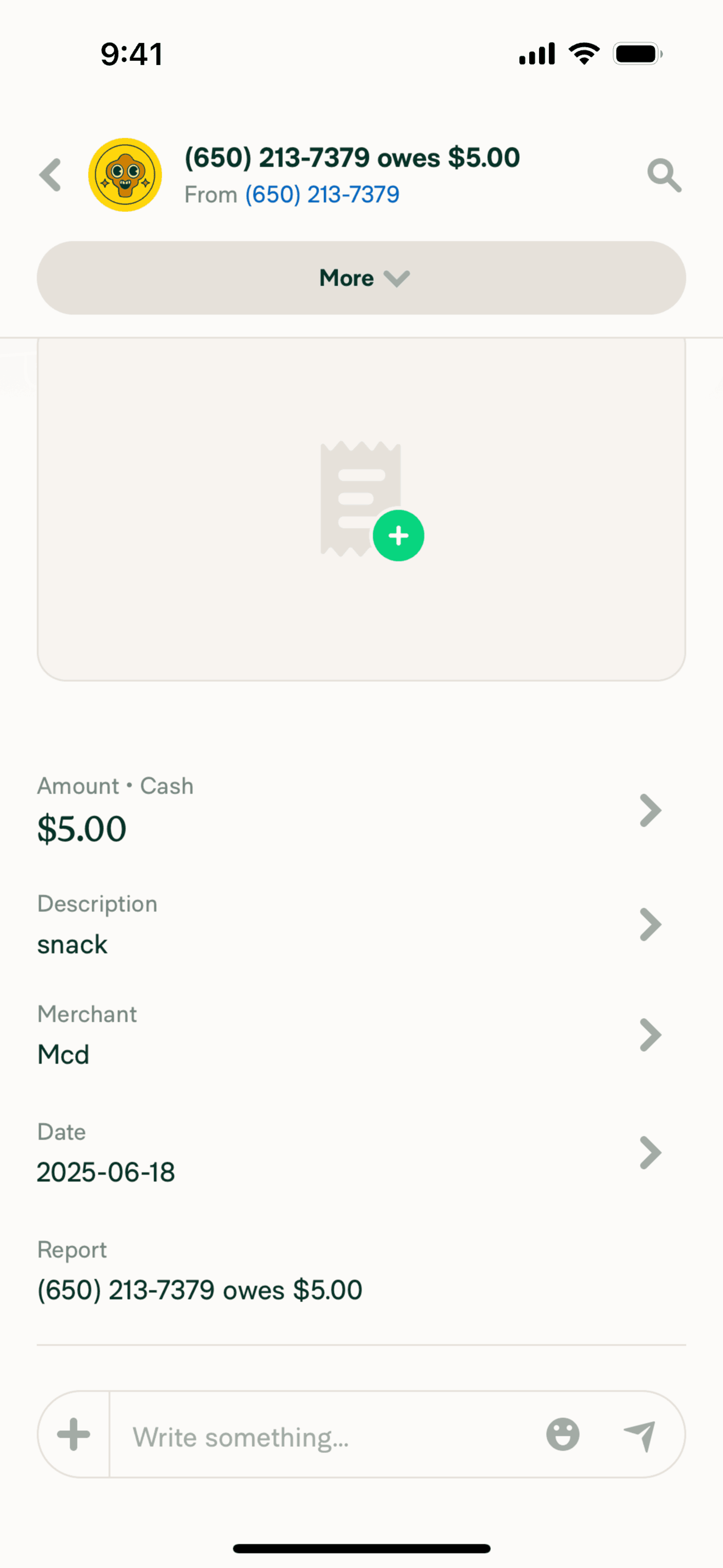 Expensify iOS Finance interface screenshot 10