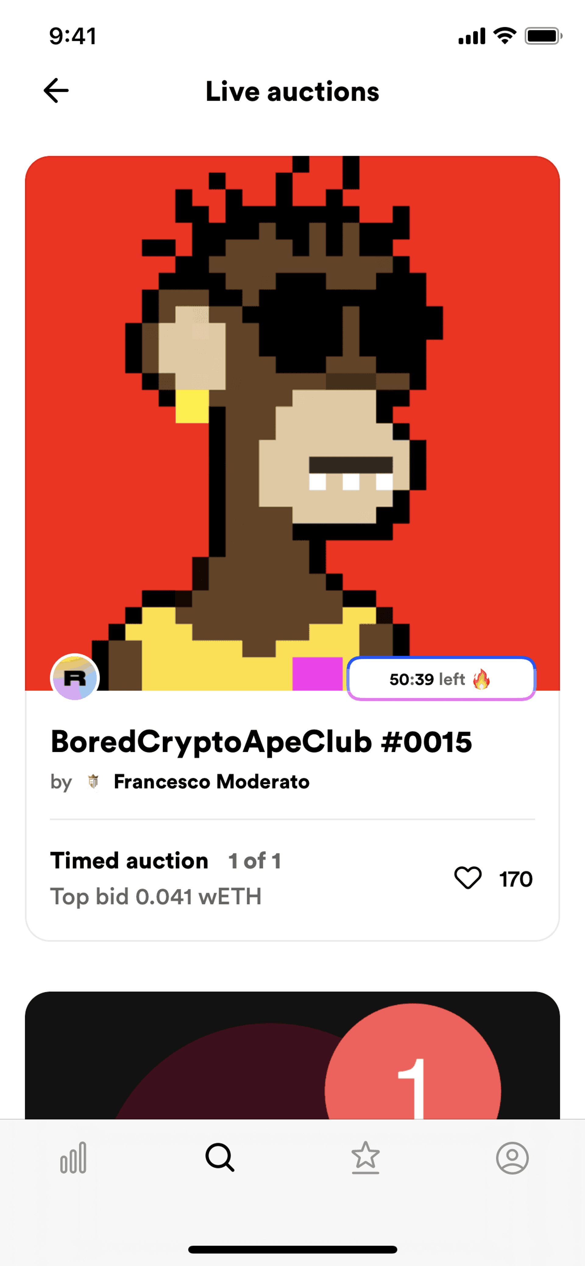 Rarible iOS Crypto & Web3 interface screenshot 24