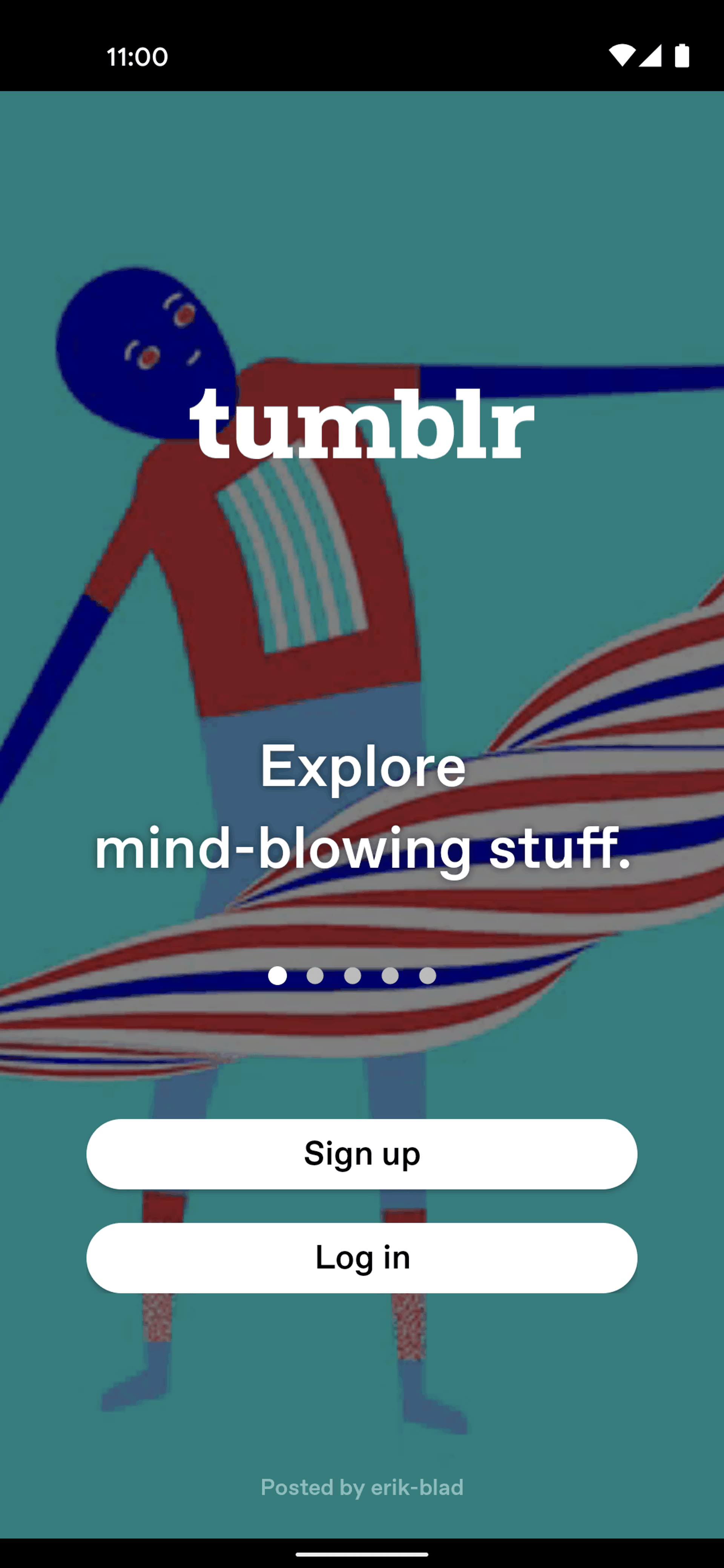 Tumblr Android Social Networking interface screenshot 2