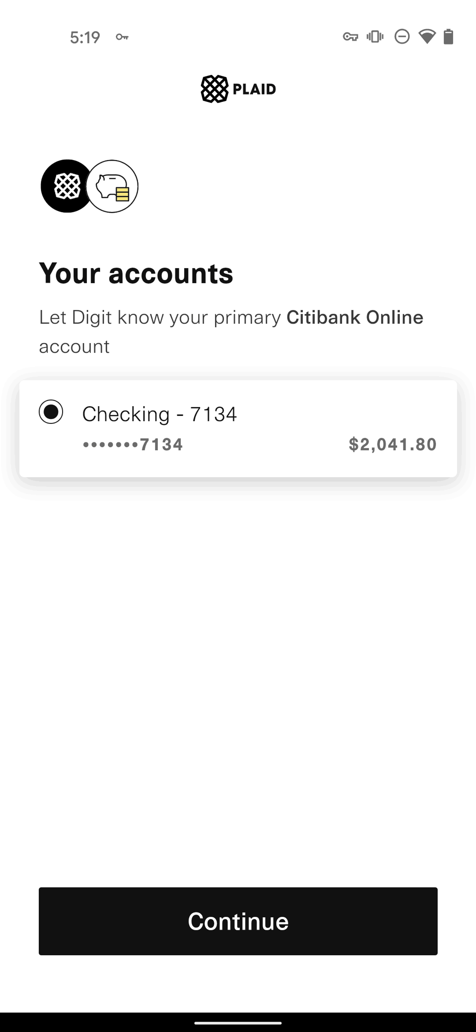 Digit Android Finance interface screenshot 15