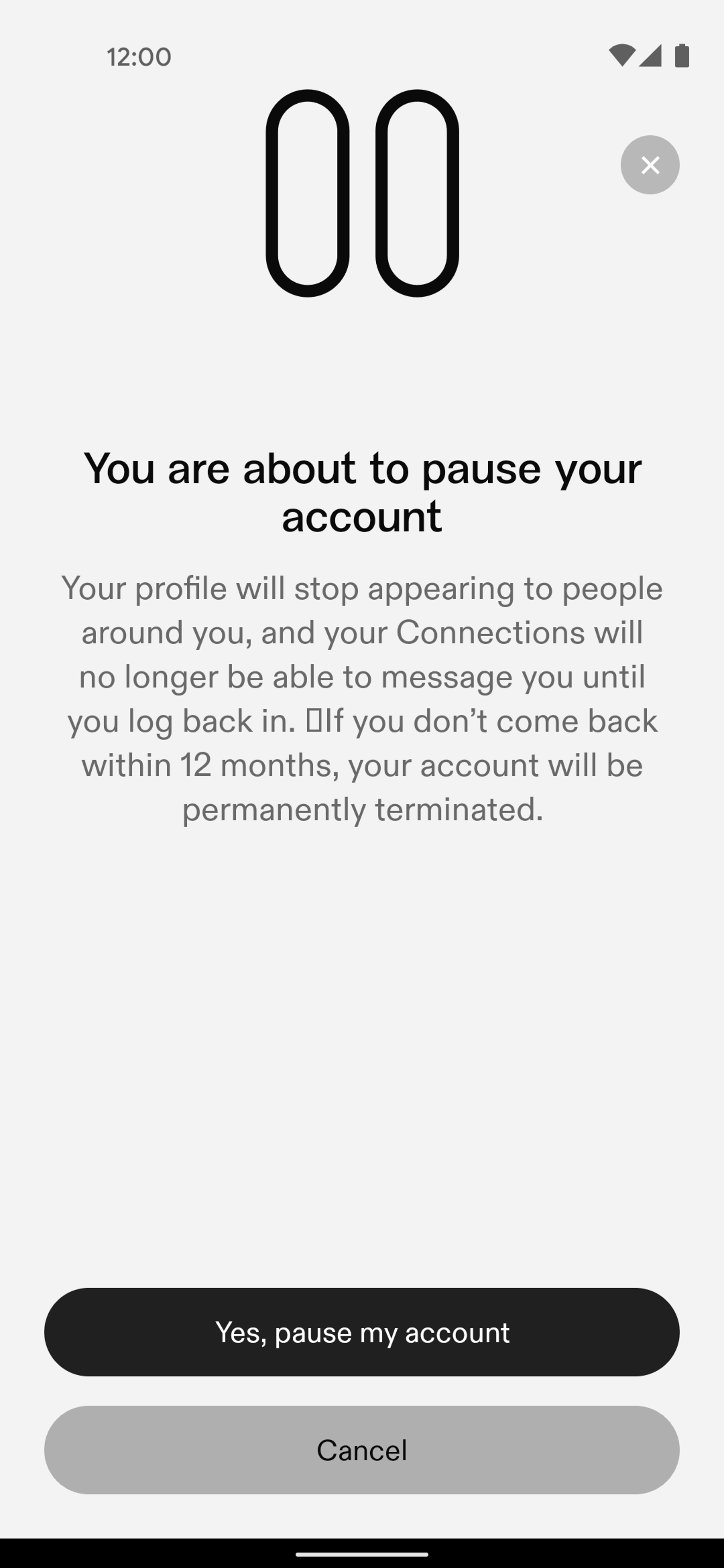 Feeld Android Communication interface screenshot 17