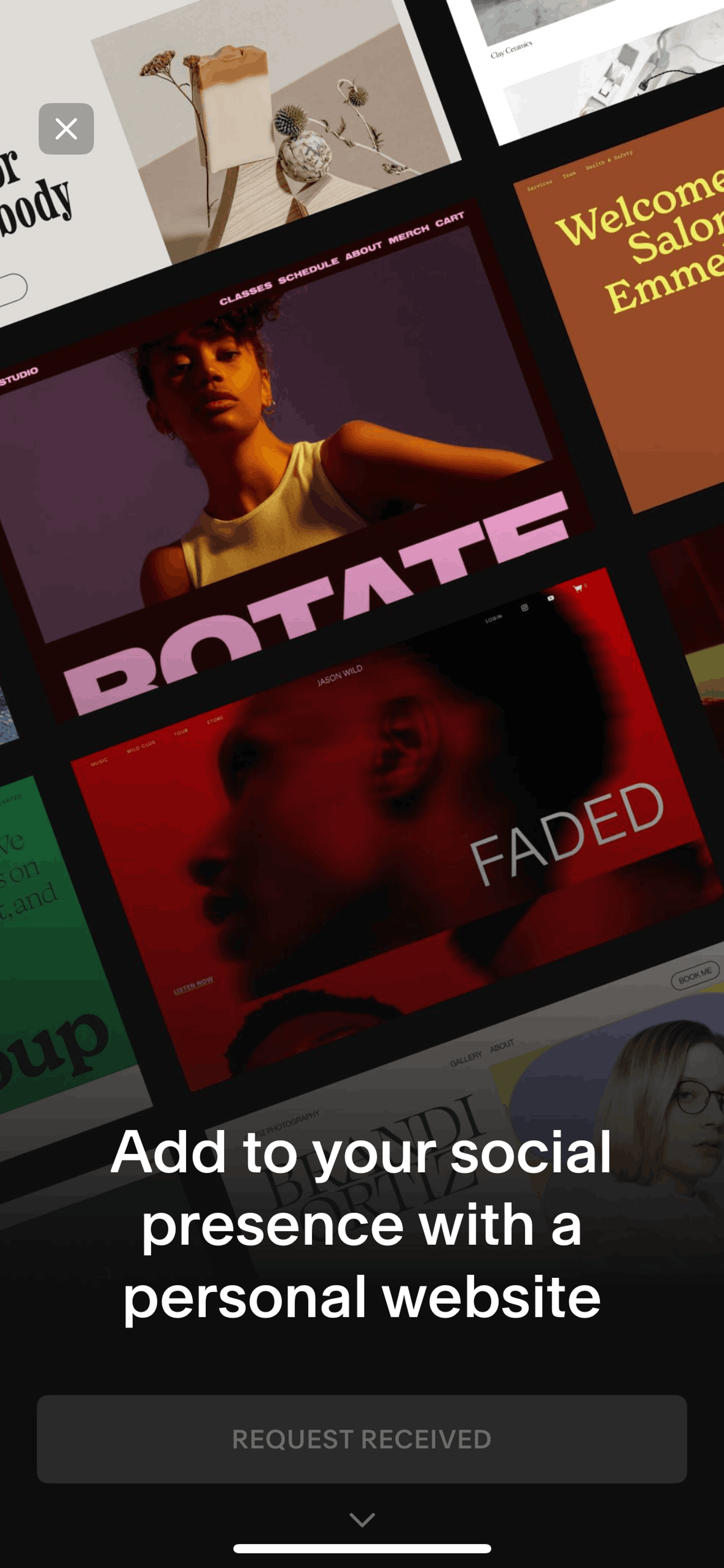 Unfold iOS Photo & Video interface screenshot 7