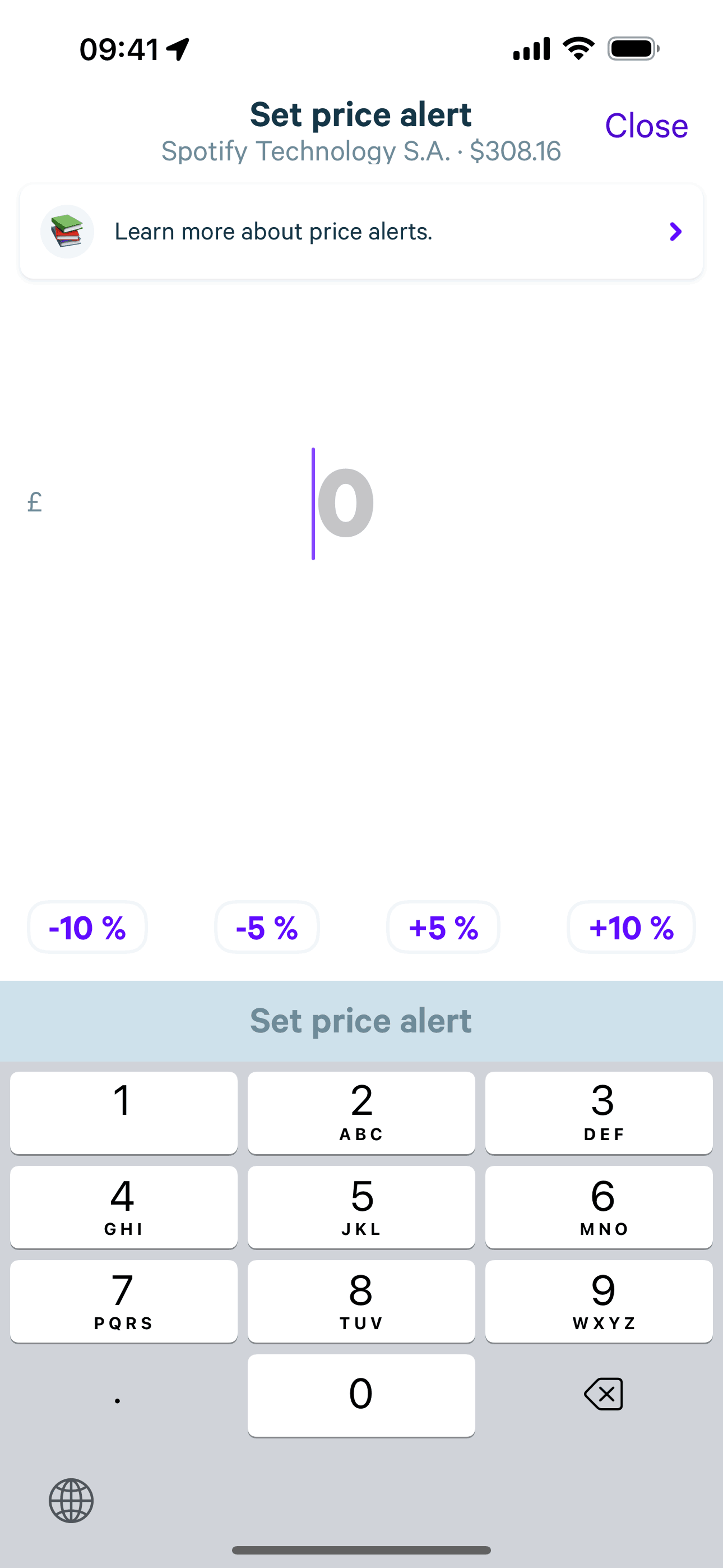 Plum iOS Finance interface screenshot 6