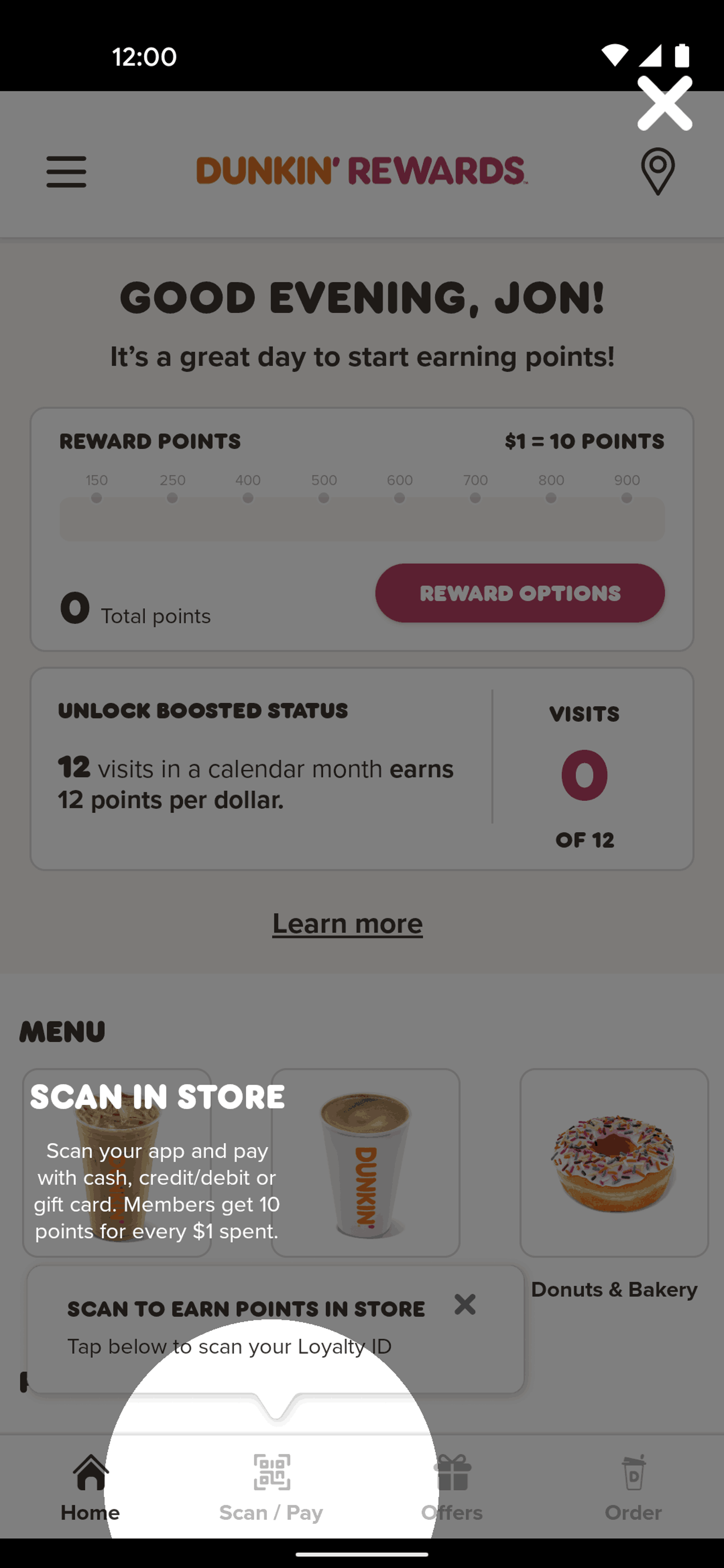 Dunkin' Android Food & Drink interface screenshot 19