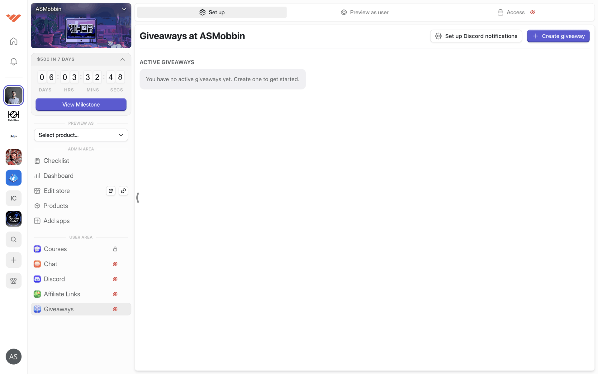 Whop Web Business interface screenshot 19