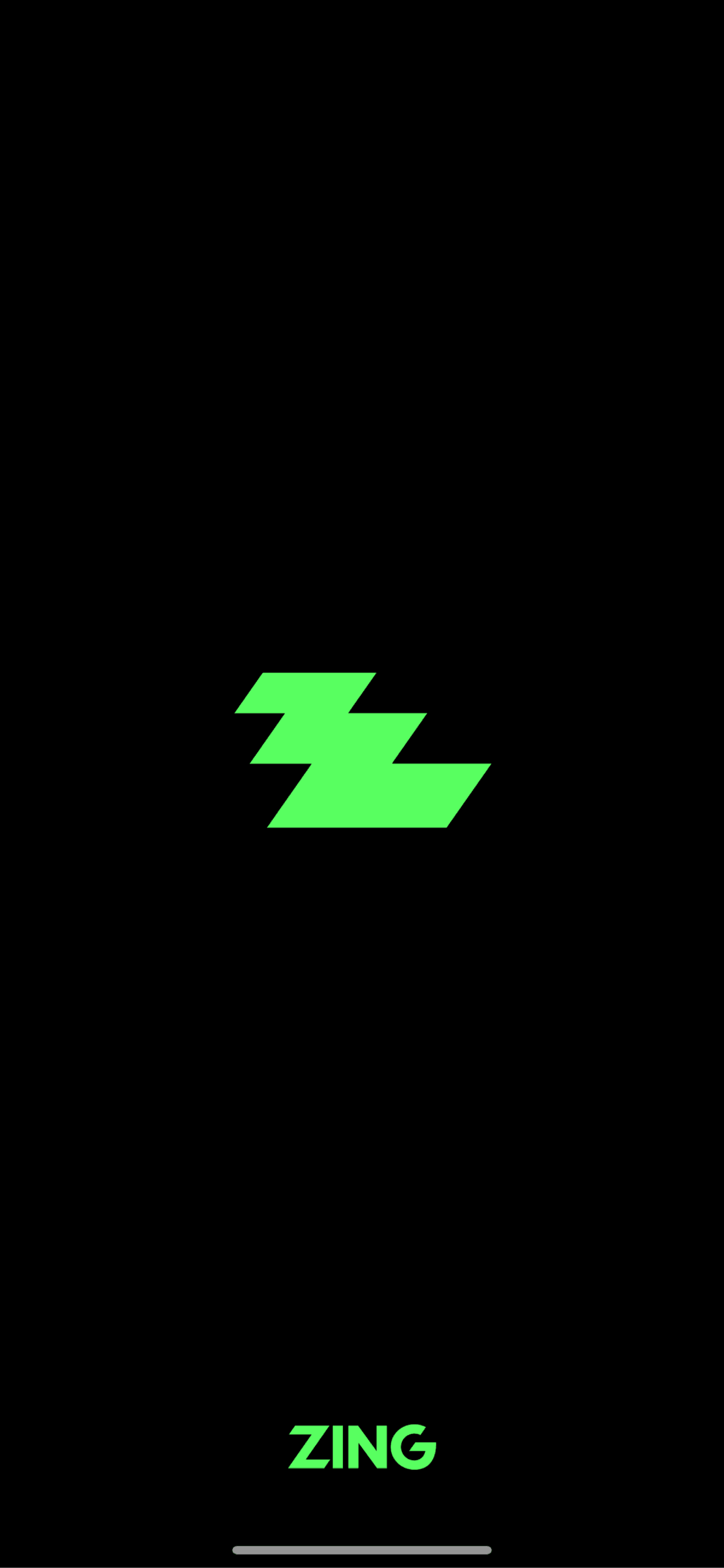 Zing iOS Finance interface screenshot 1