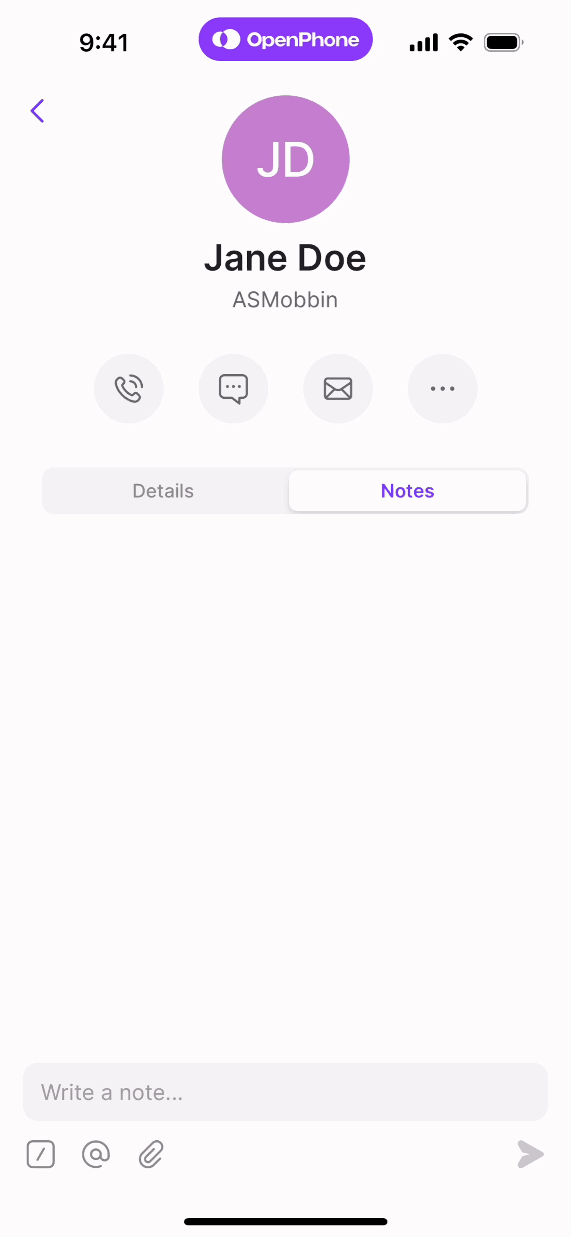 OpenPhone iOS Business interface screenshot 6