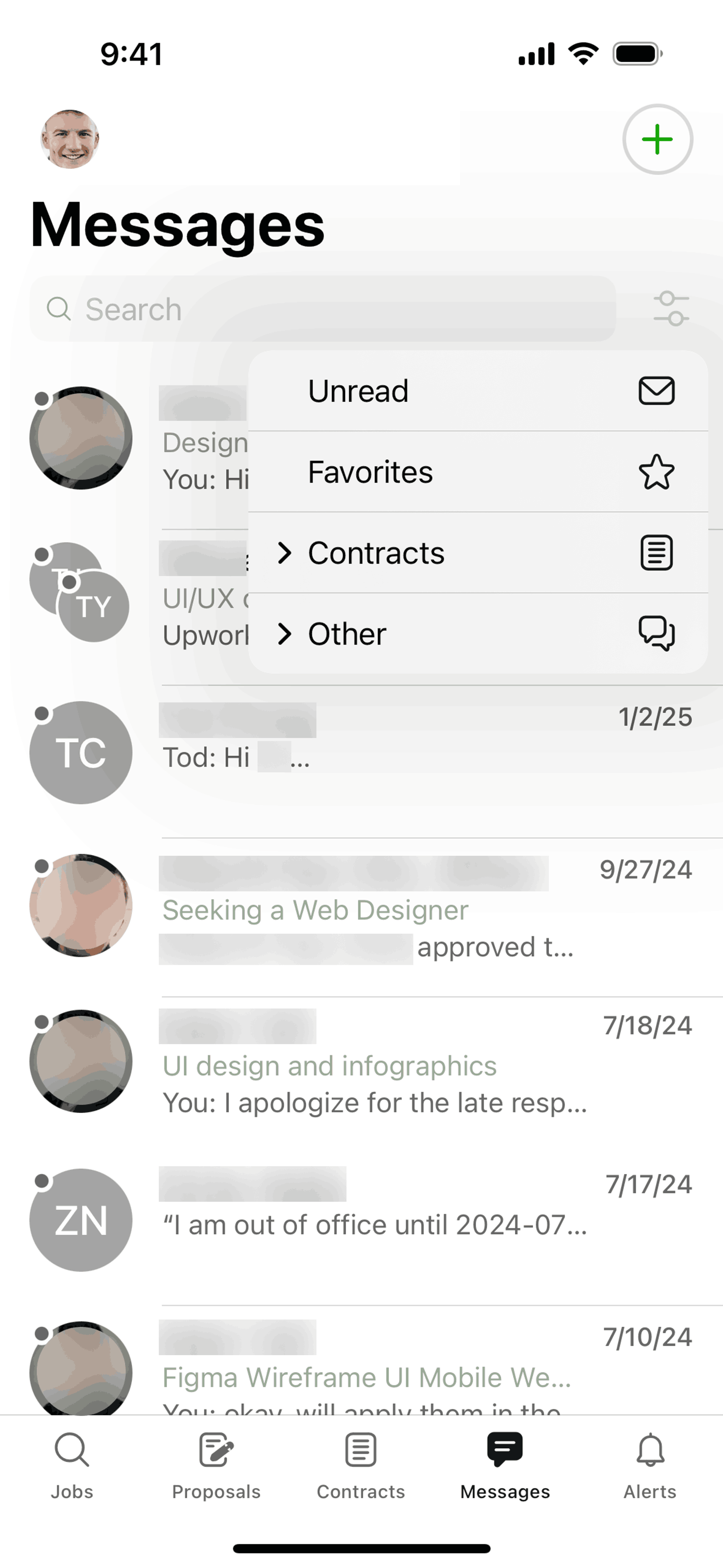 Upwork iOS Business interface screenshot 19