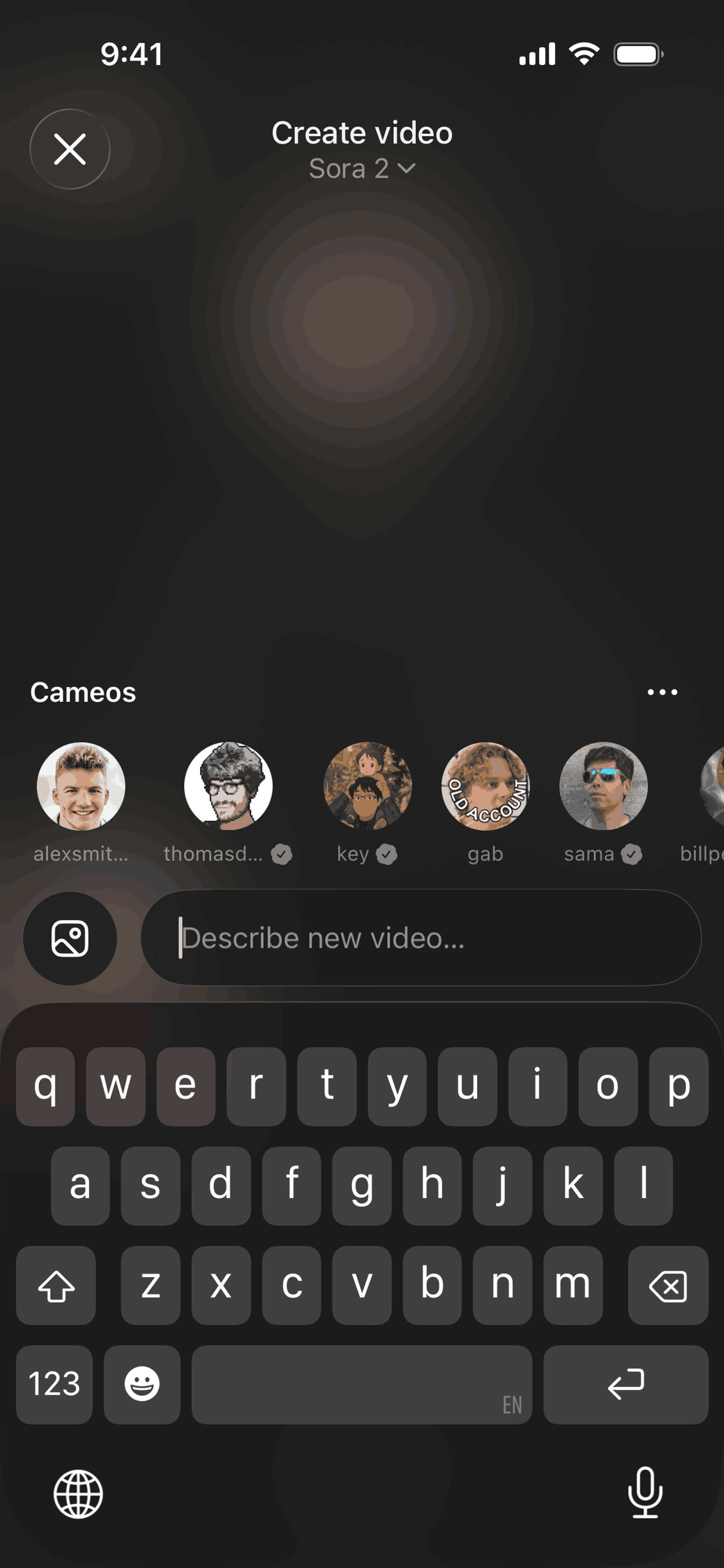 Sora iOS AI interface screenshot 21