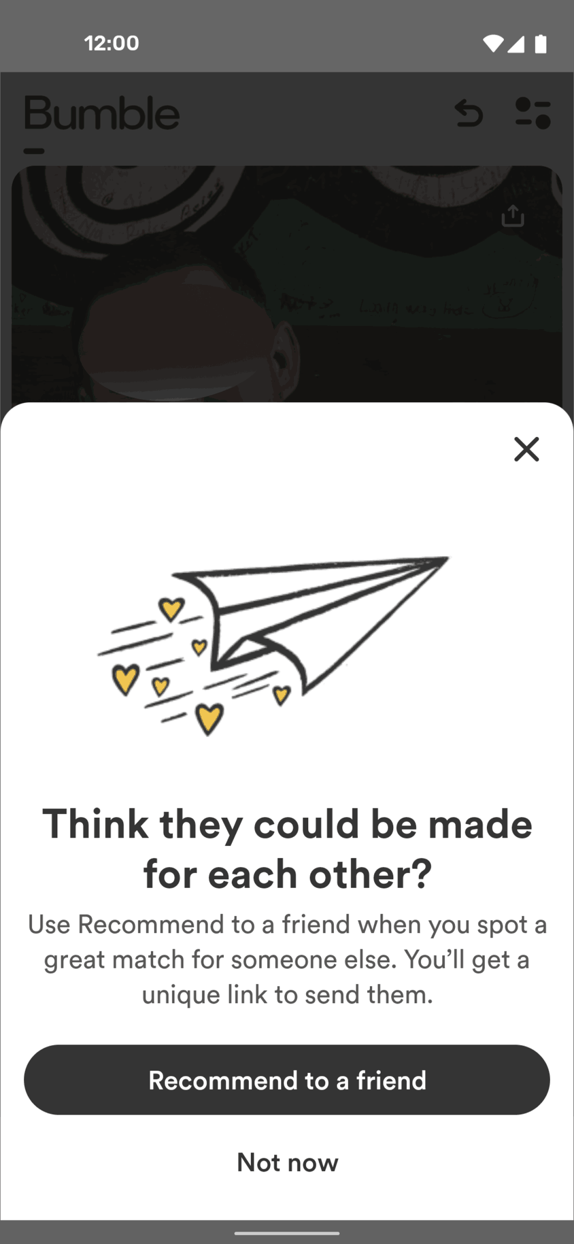 Bumble Android Lifestyle interface screenshot 16