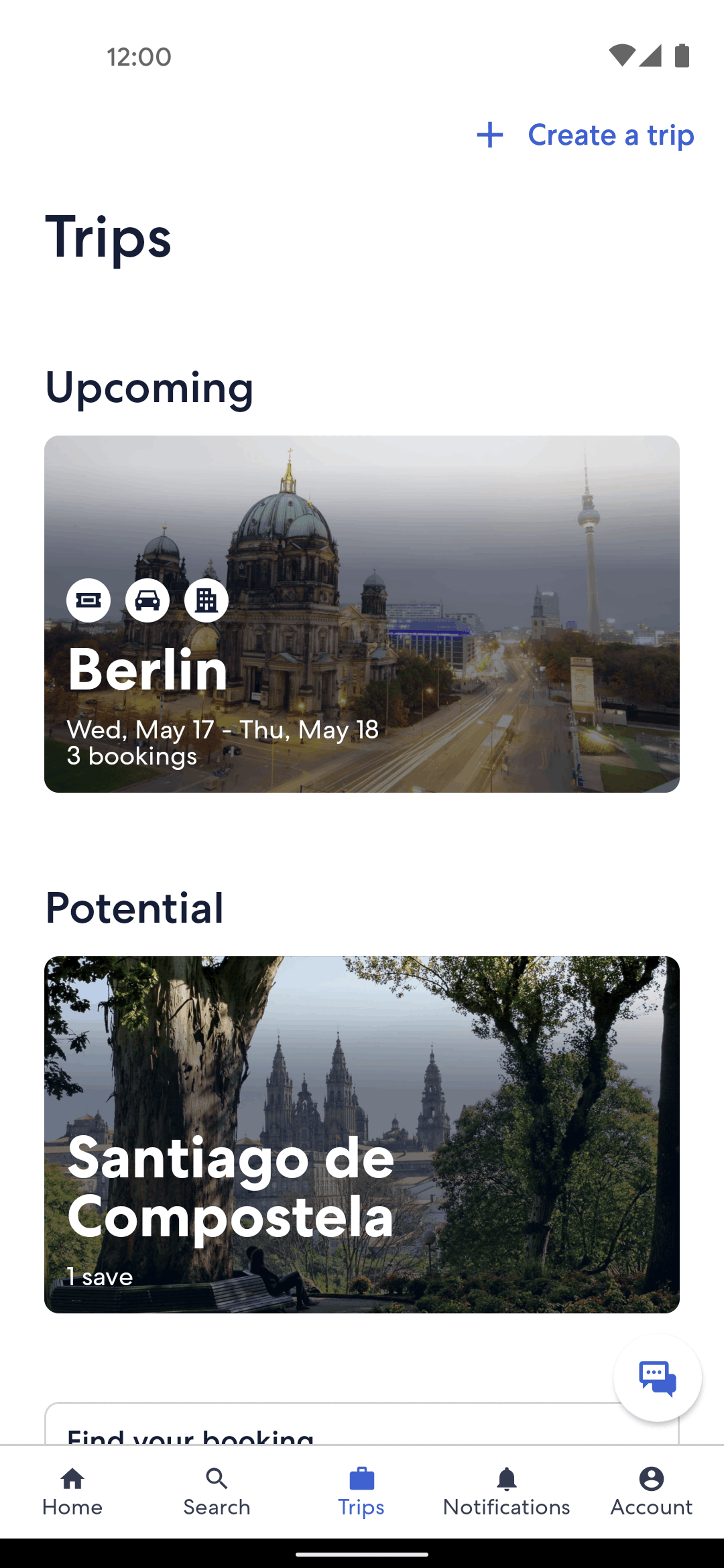 Expedia Android Travel & Transportation interface screenshot 3