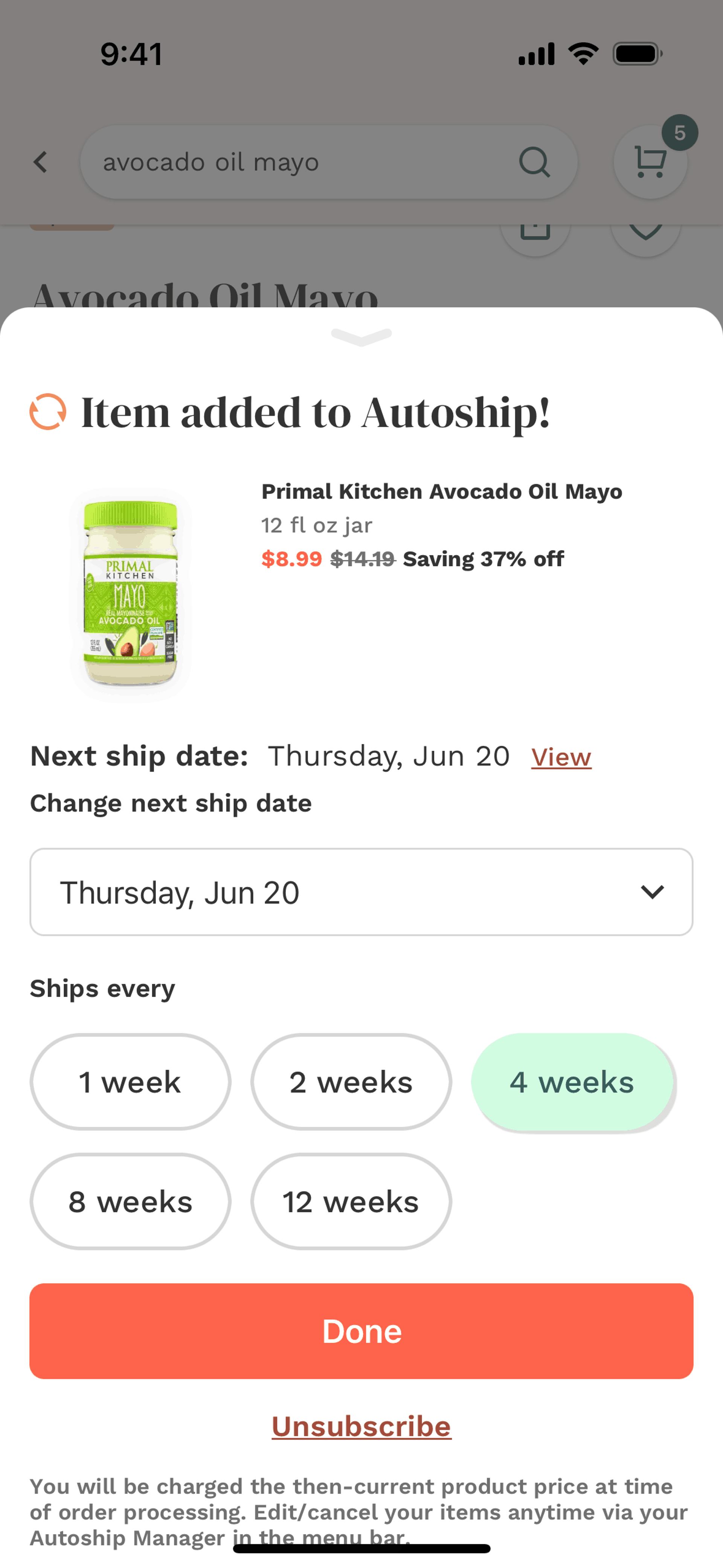 Thrive Market iOS Shopping interface screenshot 15