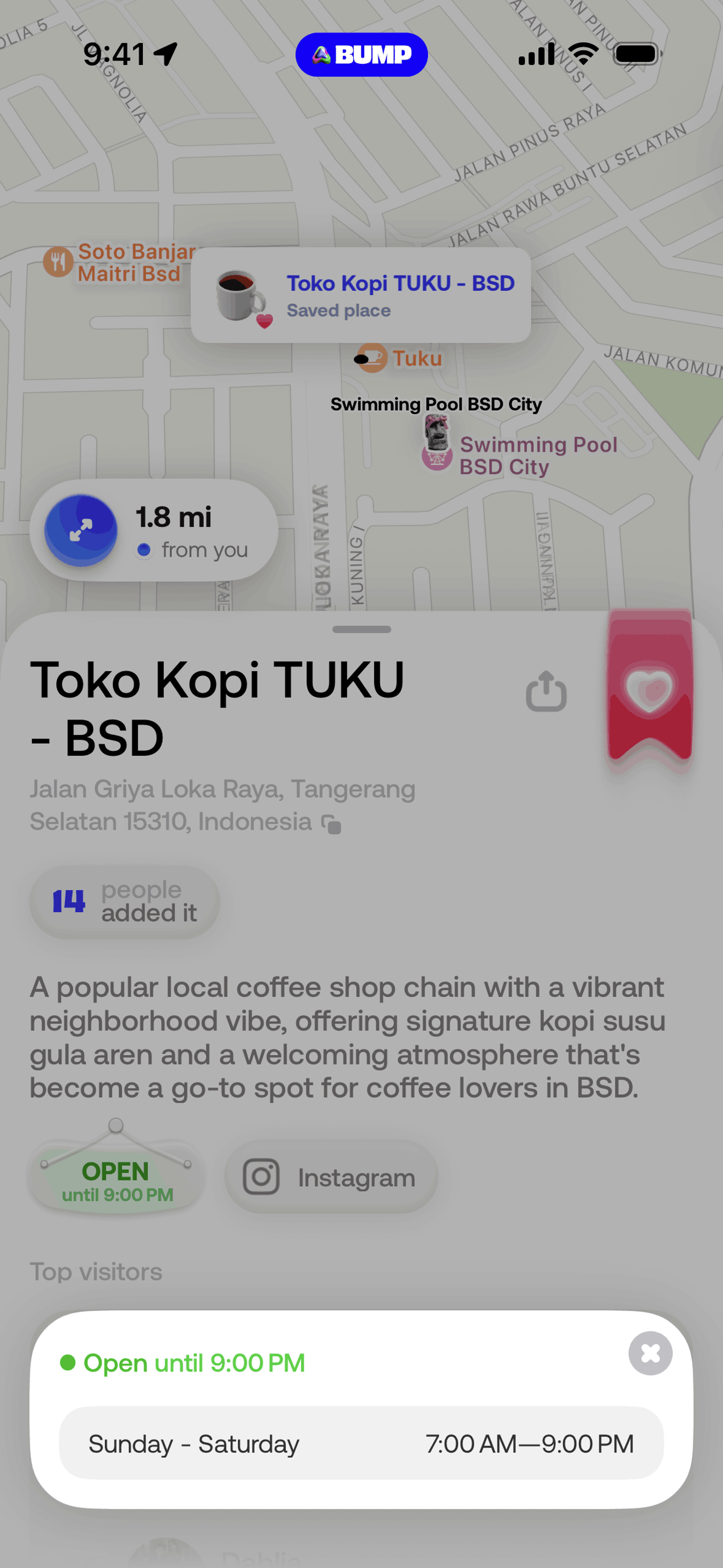 Bump iOS Social Networking interface screenshot 18