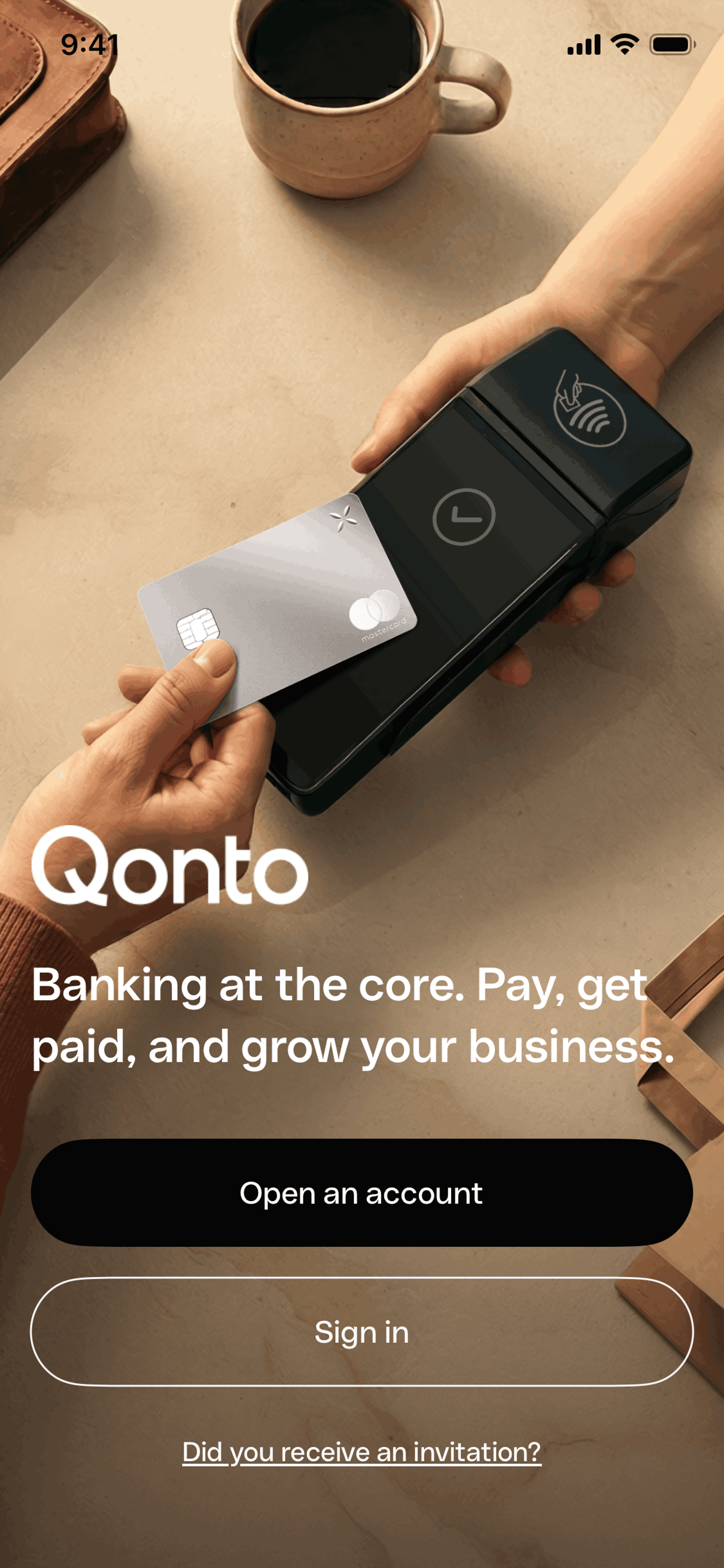 Qonto iOS Qonto interface screenshot 1