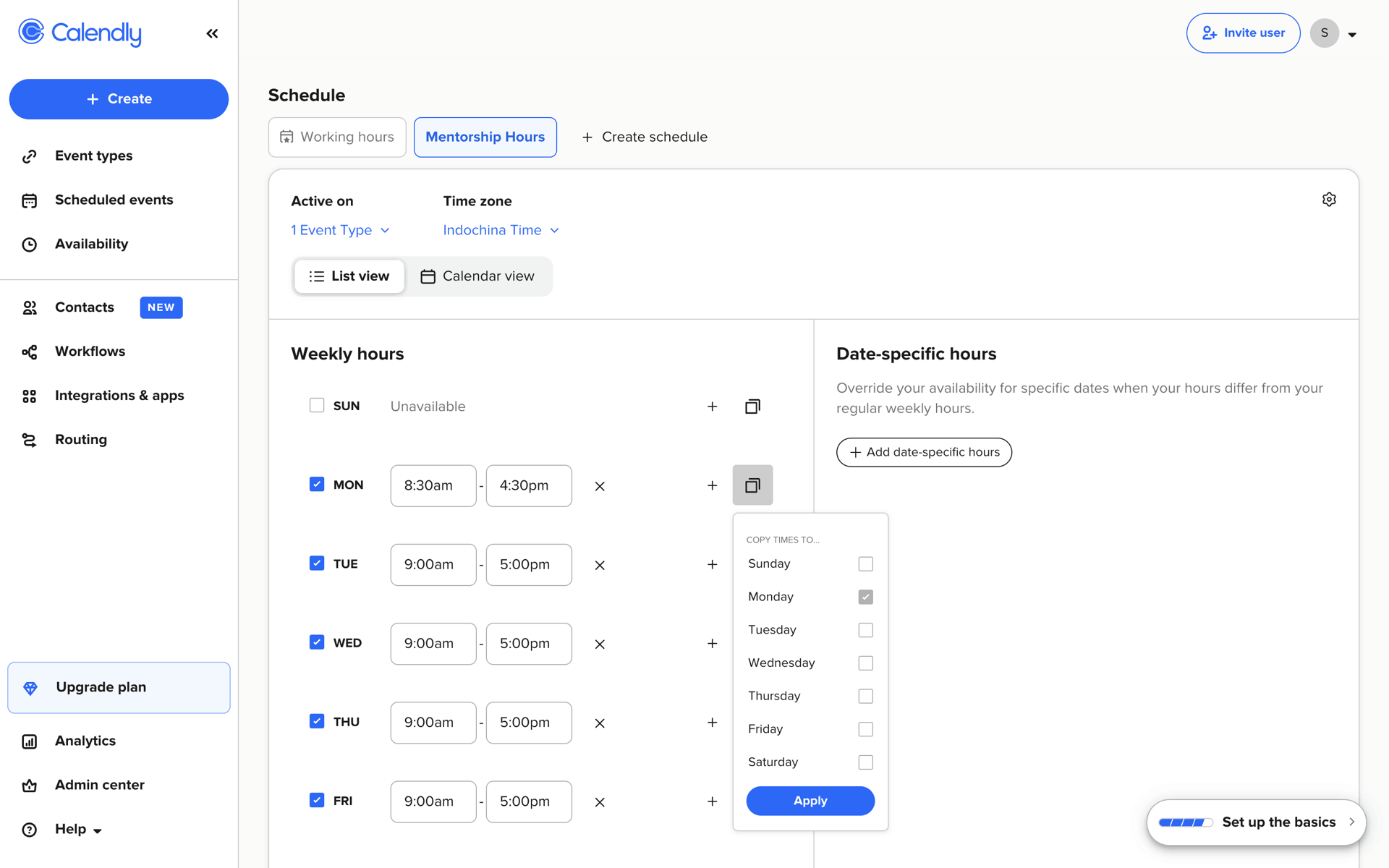 Calendly Web Business interface screenshot 20