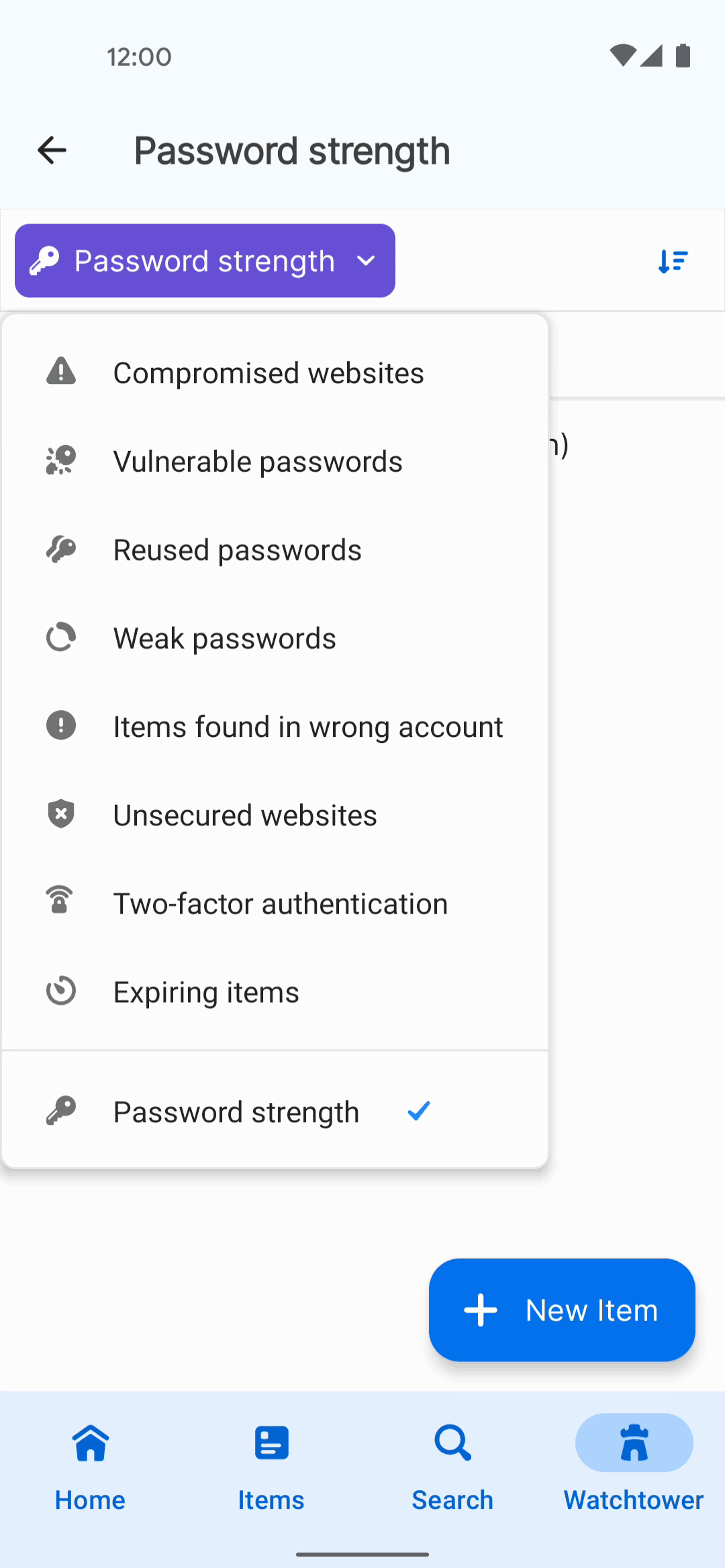 1Password Android Productivity interface screenshot 15