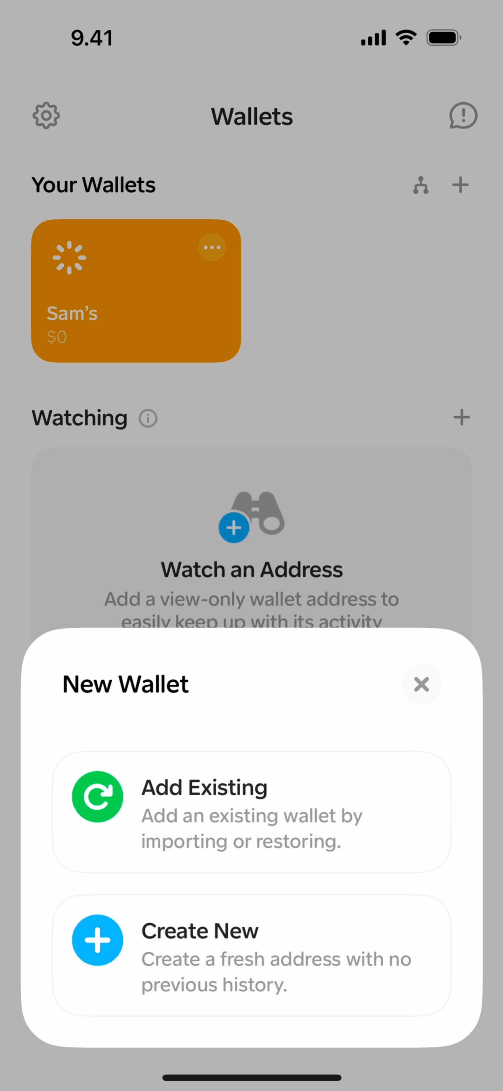 Family iOS Crypto & Web3 interface screenshot 20
