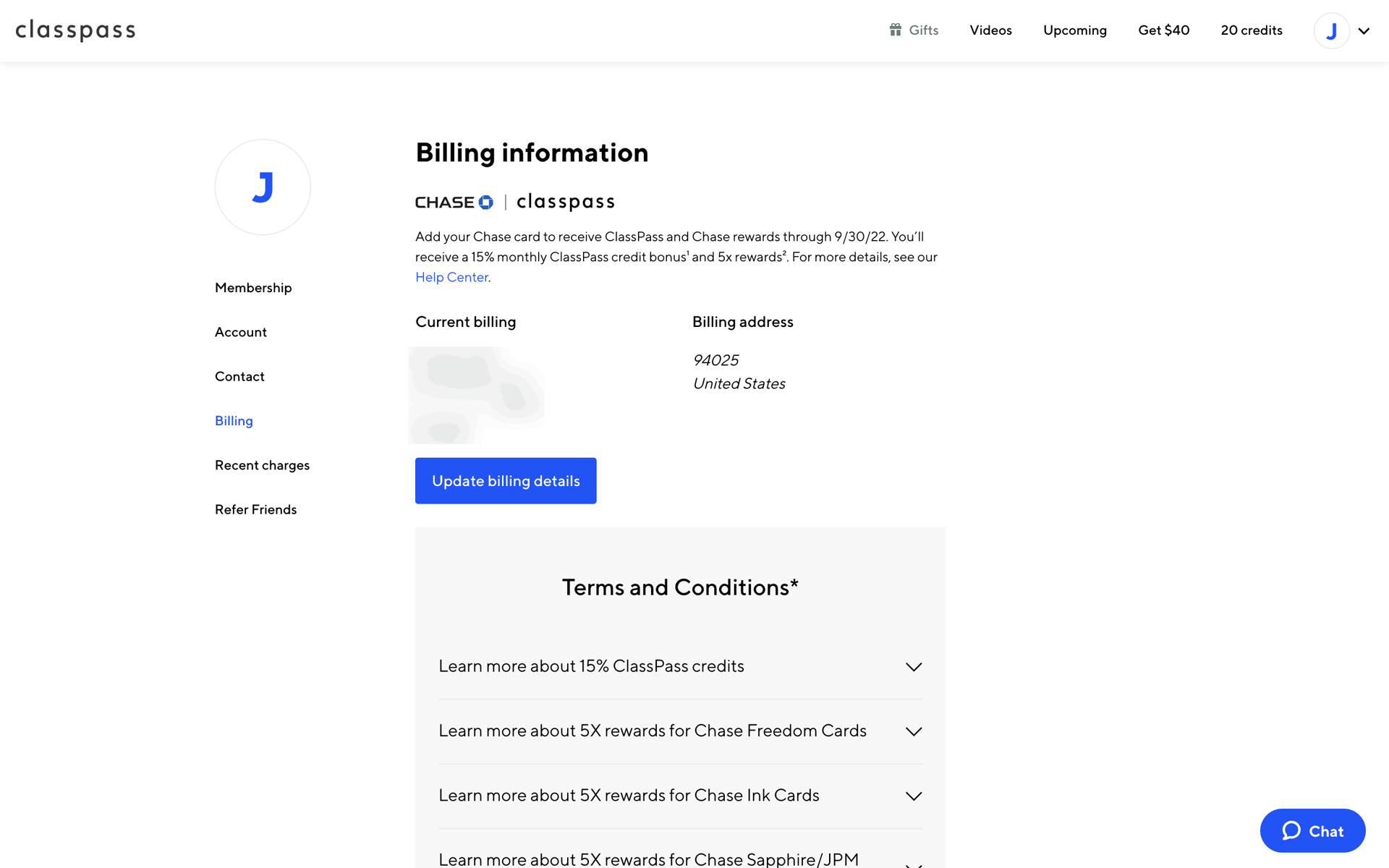 ClassPass Web Health & Fitness interface screenshot 20