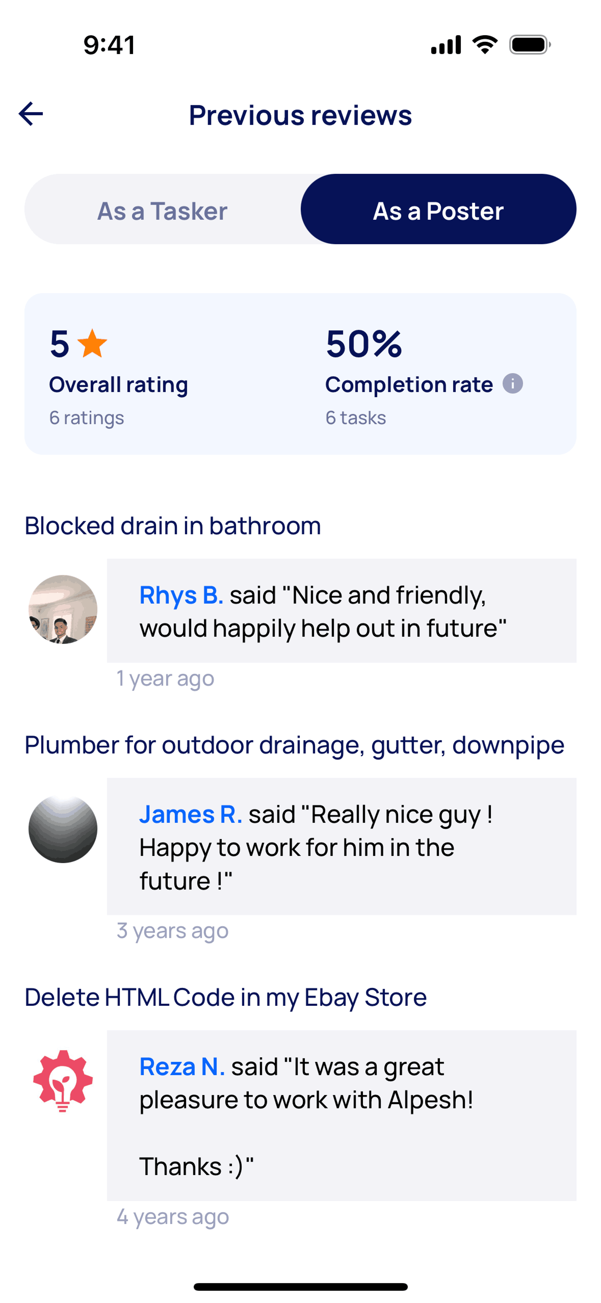 Airtasker iOS Jobs & Recruitment interface screenshot 22