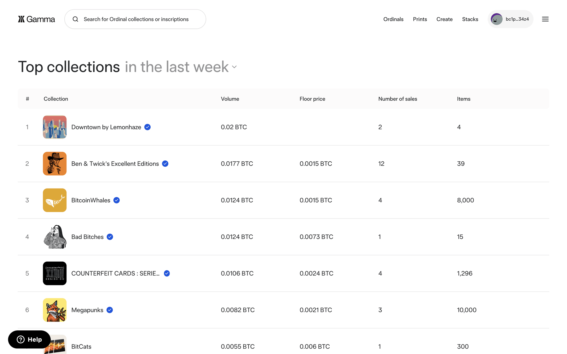 Gamma Web Crypto & Web3 interface screenshot 7