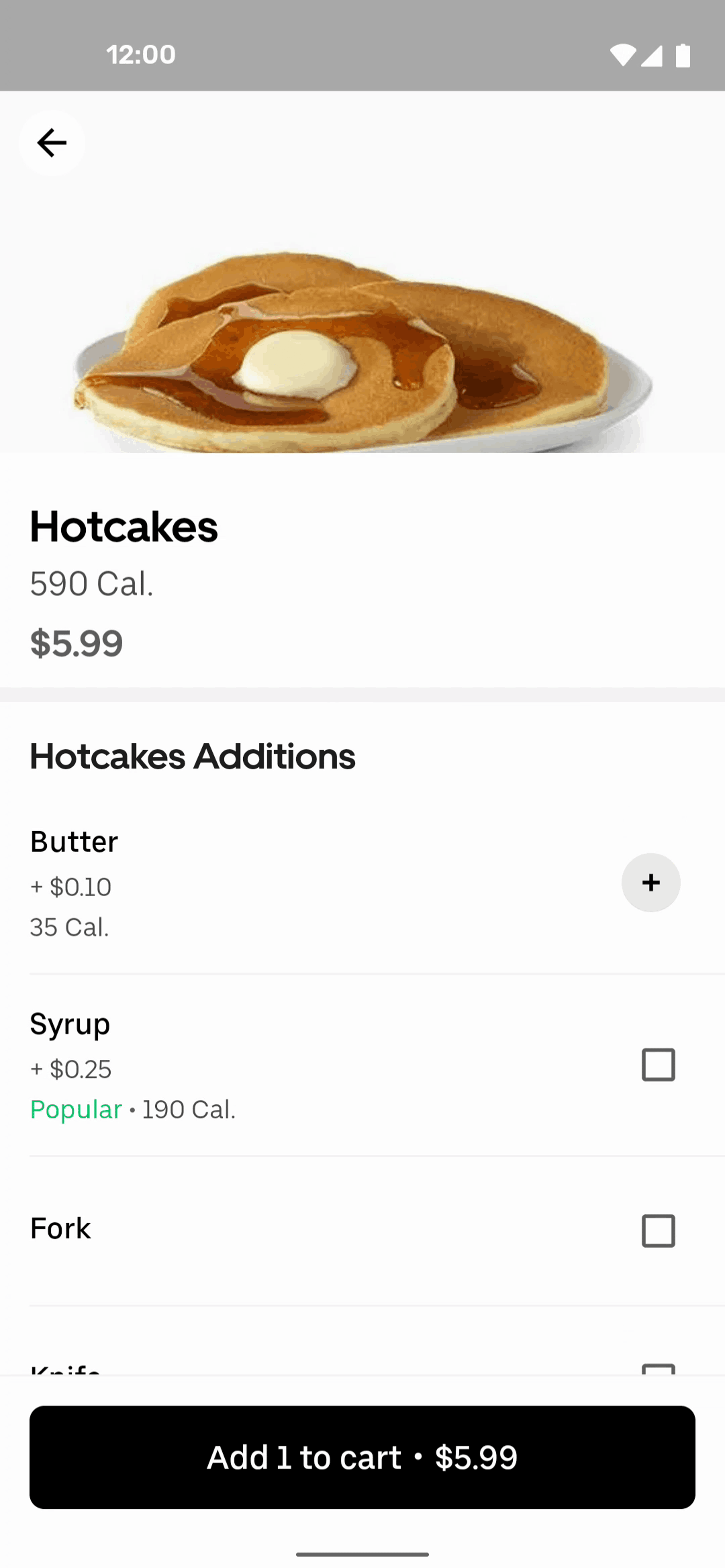 Uber Eats Android Food & Drink interface screenshot 7