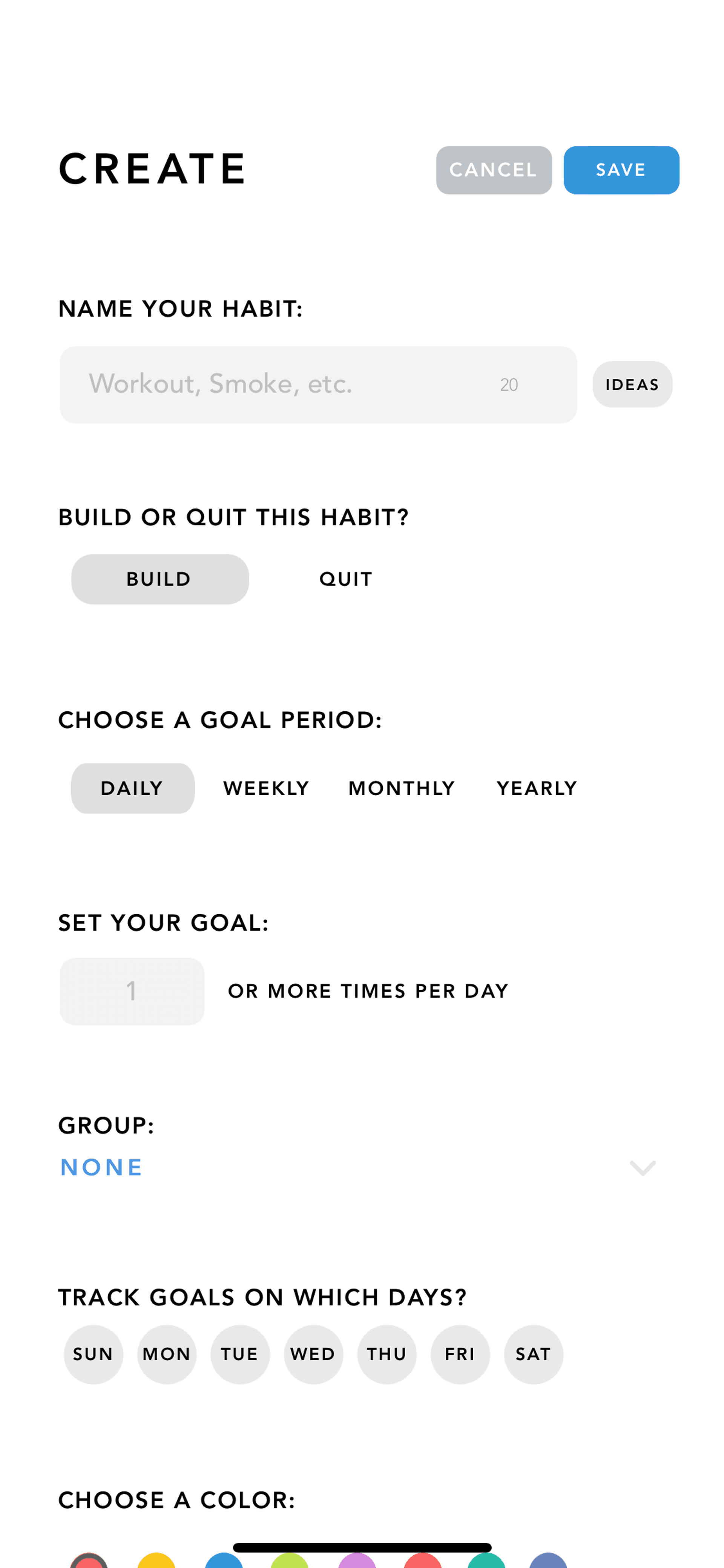Done iOS Productivity interface screenshot 10