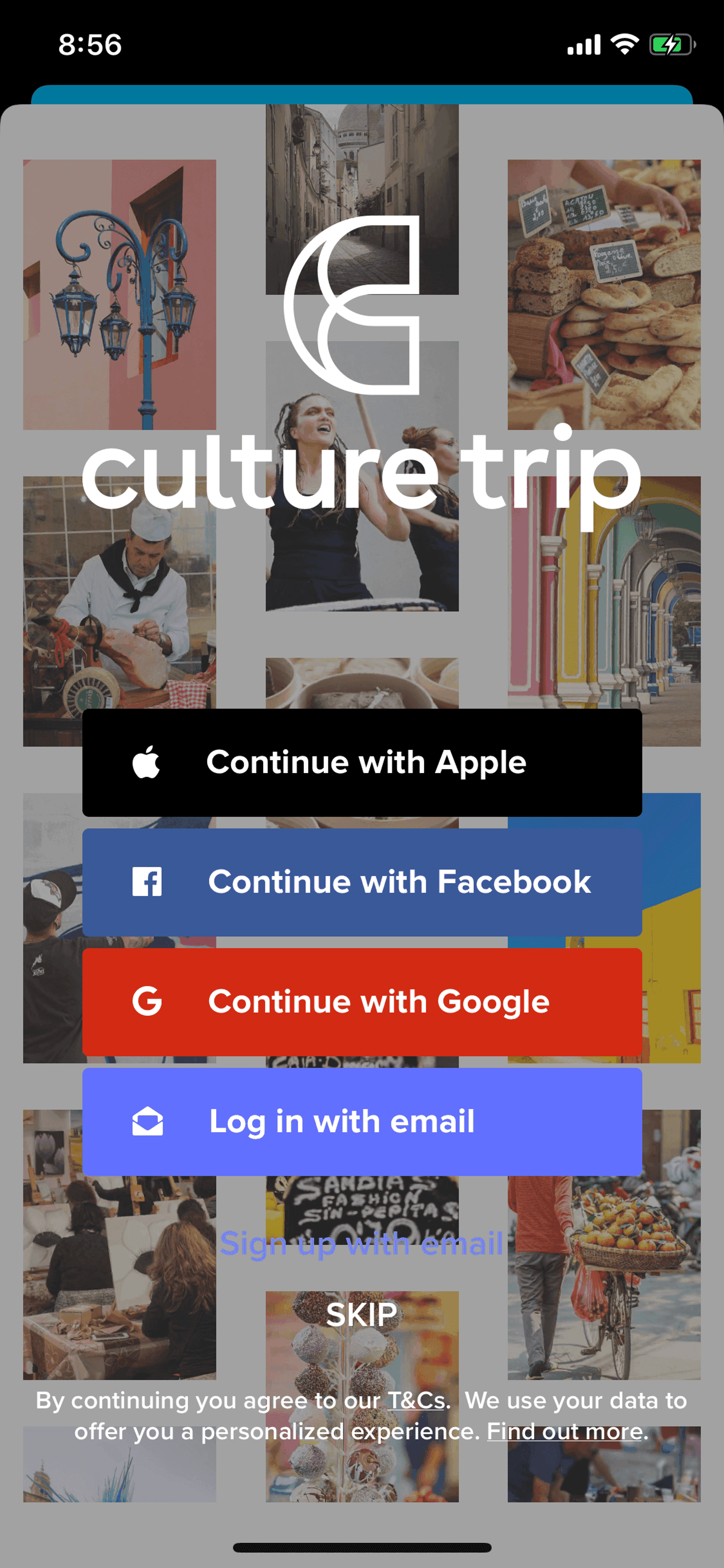 Culture Trip iOS Travel & Transportation interface screenshot 5