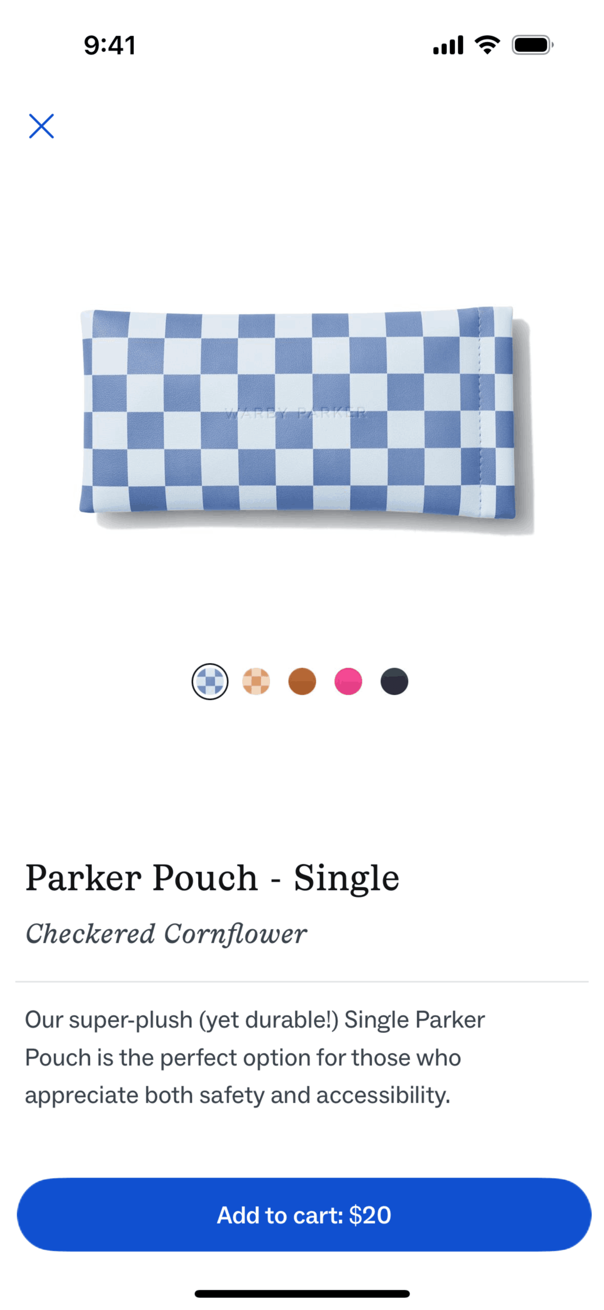 Warby Parker iOS Shopping interface screenshot 17