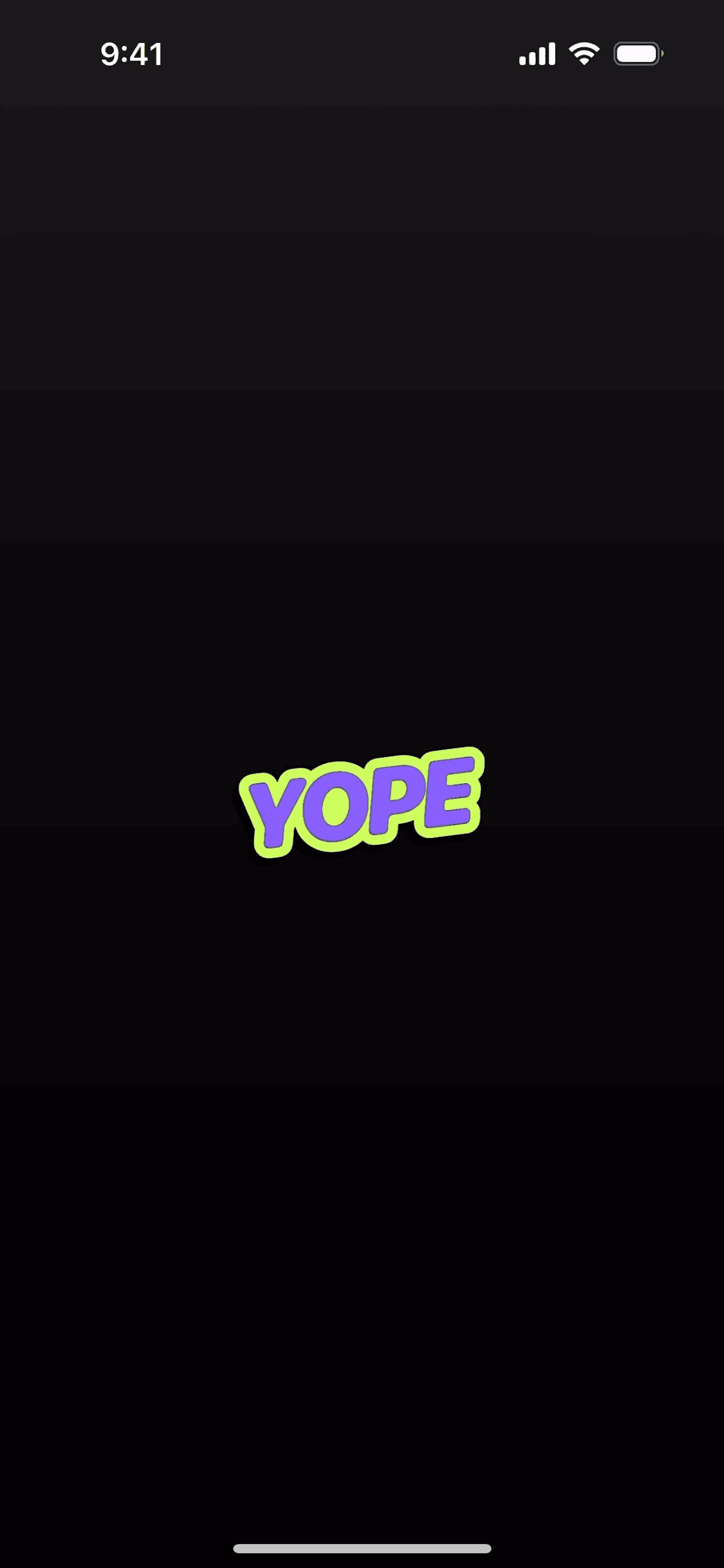 yope iOS Social Networking interface screenshot 5