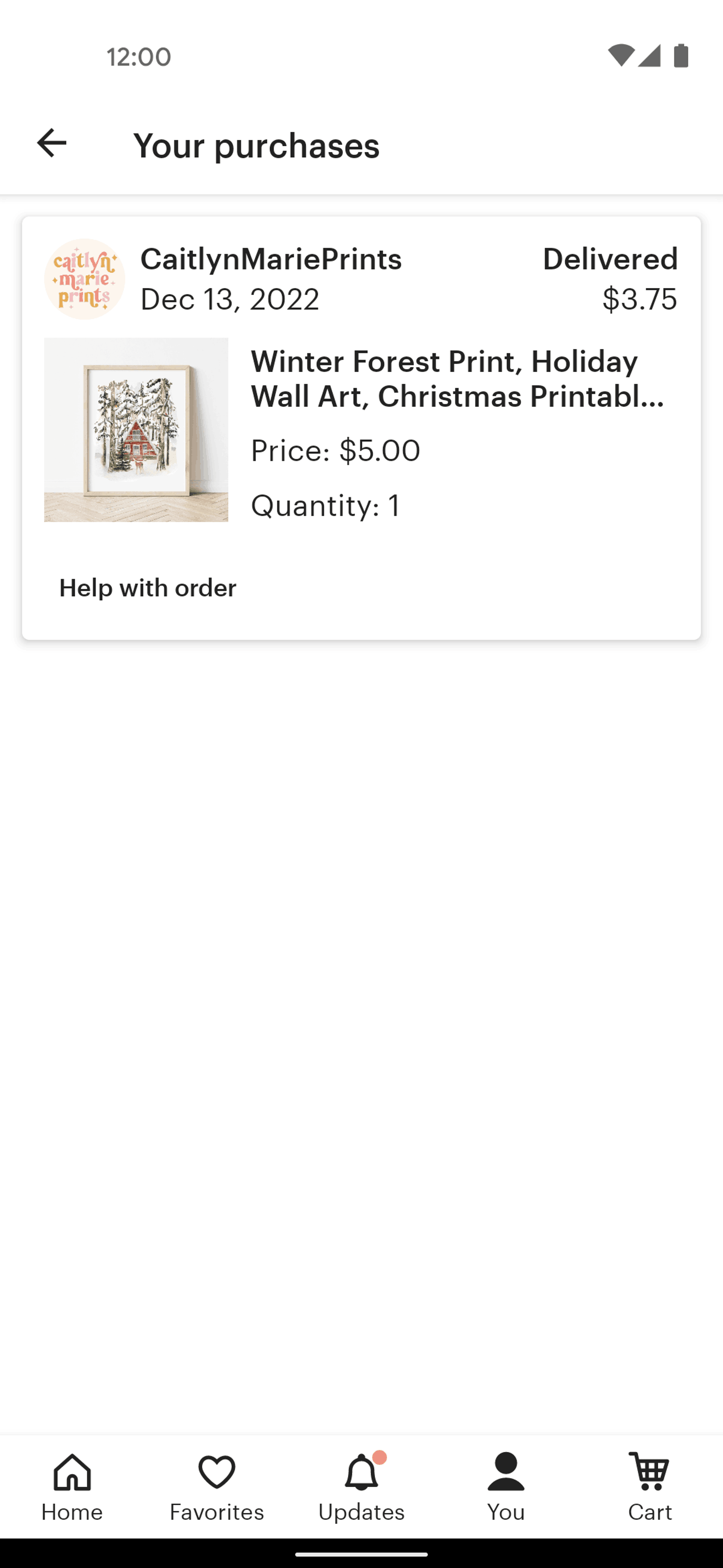 Etsy Android Shopping interface screenshot 23