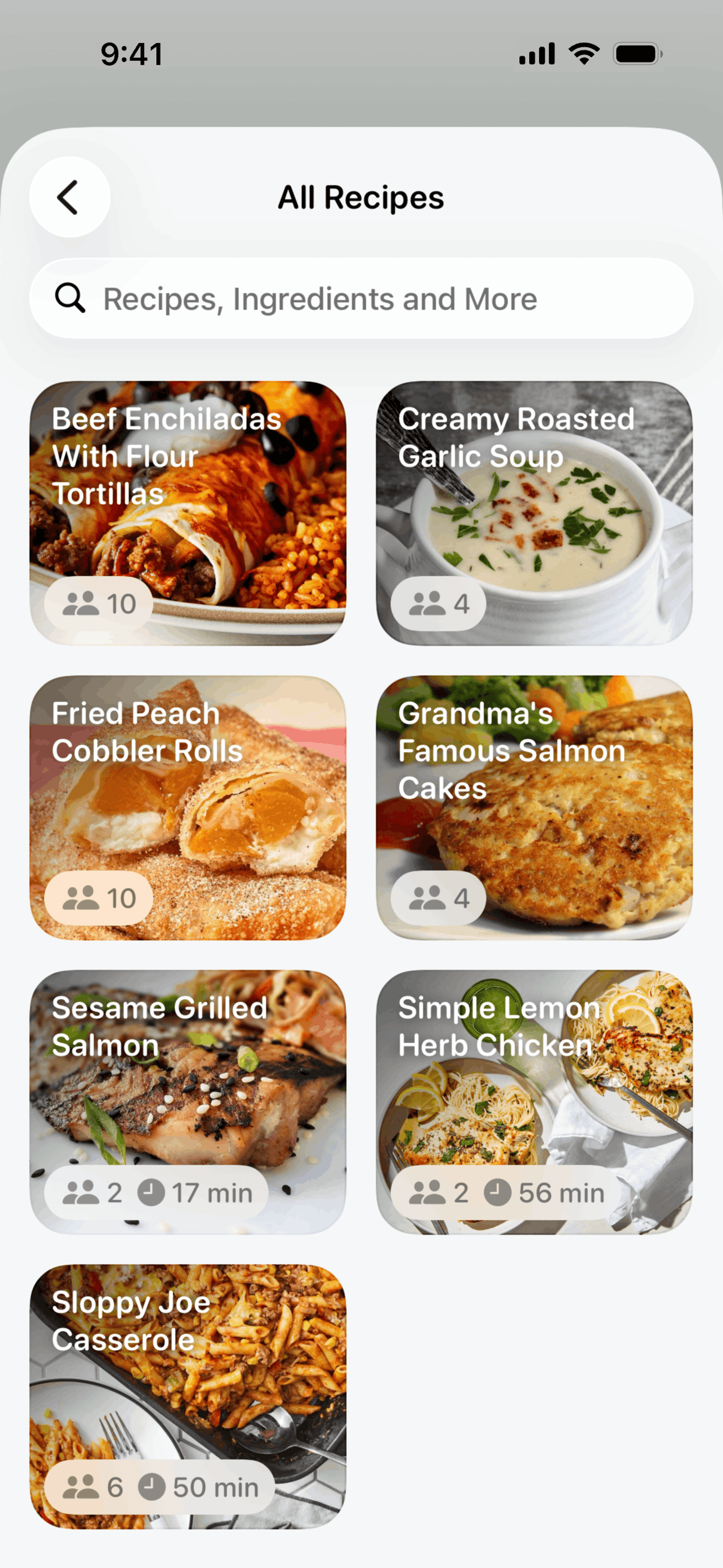 Crouton iOS Food & Drink interface screenshot 8